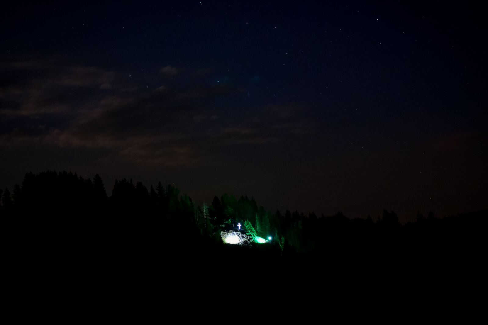 Nikon D3300 sample photo. Astrophotography, cross, night, stars photography