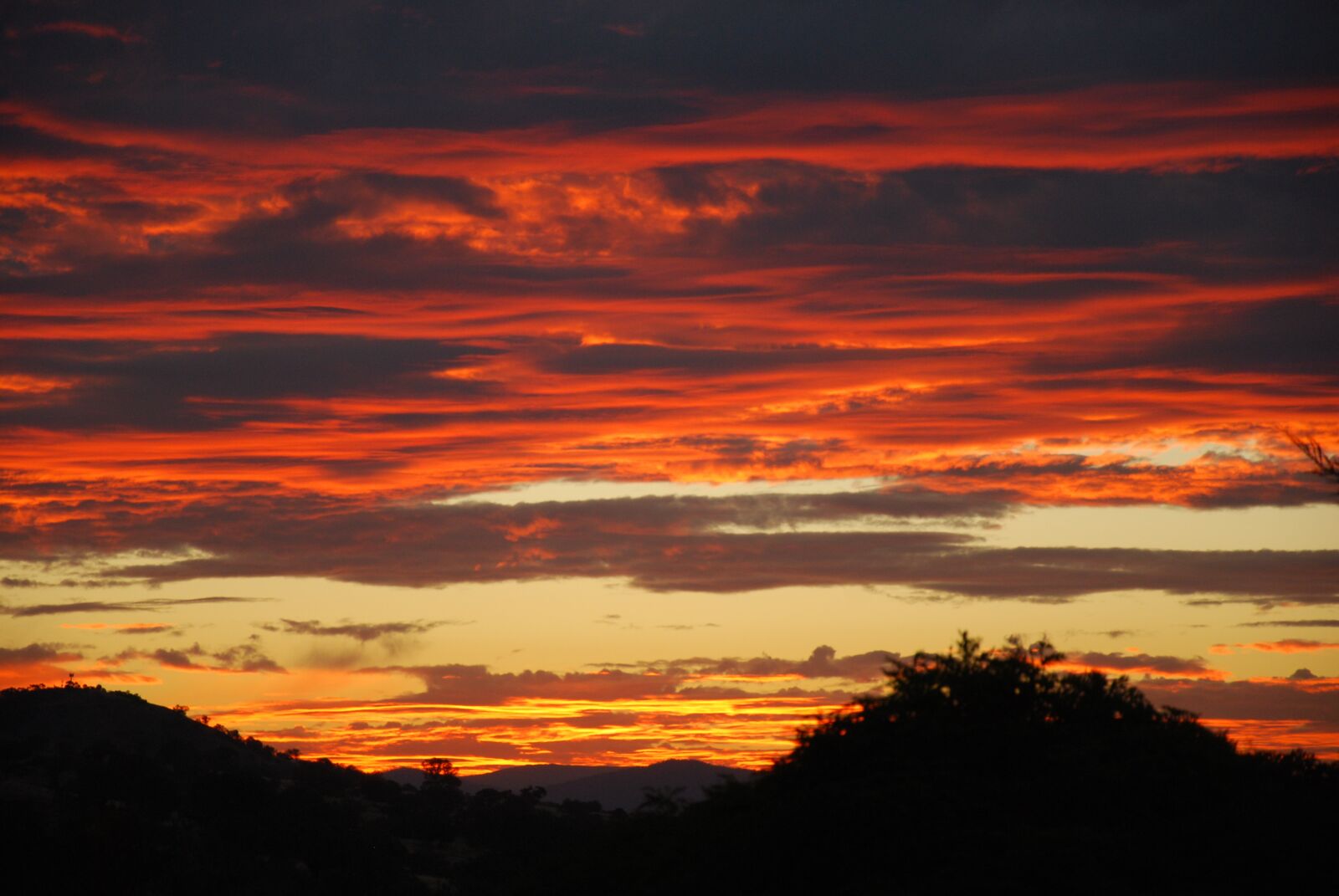Nikon D60 sample photo. Sunset, clouds, canberra photography