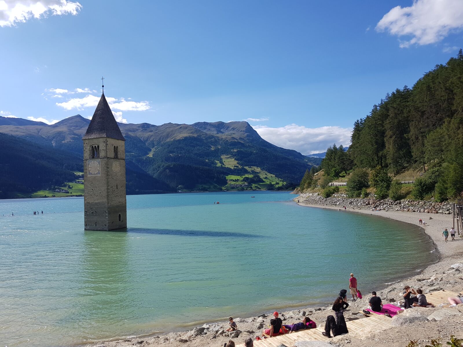 Samsung Galaxy S8+ sample photo. Lake, torre, water photography