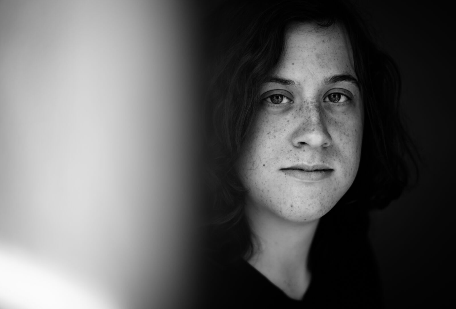 Canon EF 50mm F1.4 USM sample photo. Freckles, person, portrait photography