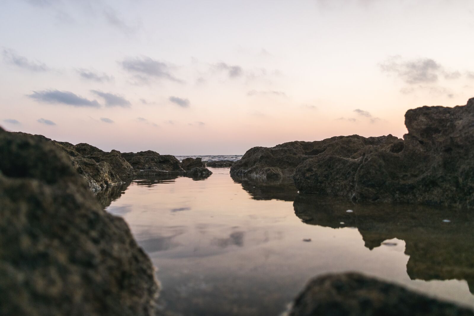 Nikon D3300 sample photo. Gray, sky, over, rock photography