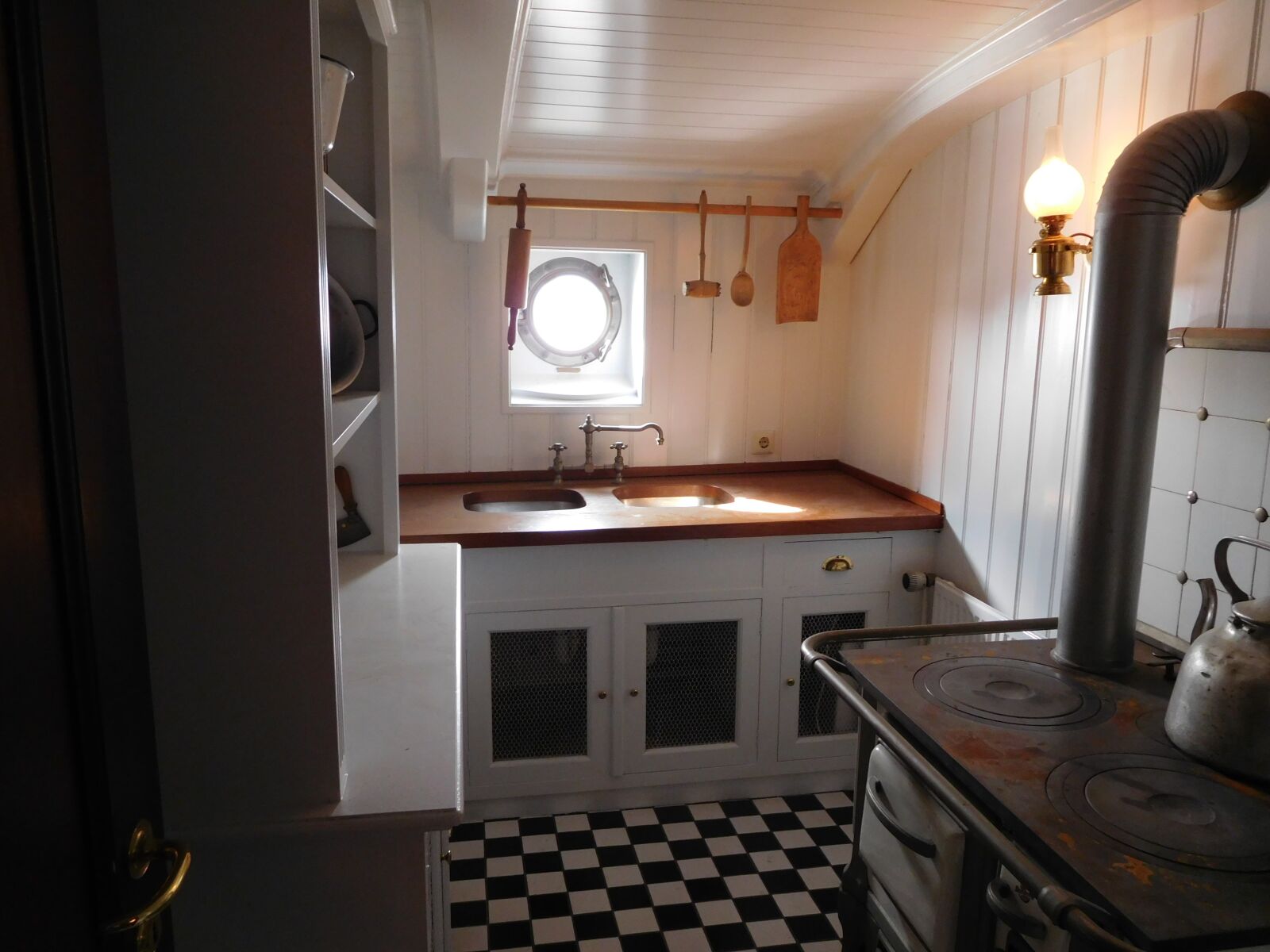 Nikon Coolpix S7000 sample photo. Galley, sailing vessel, cook photography