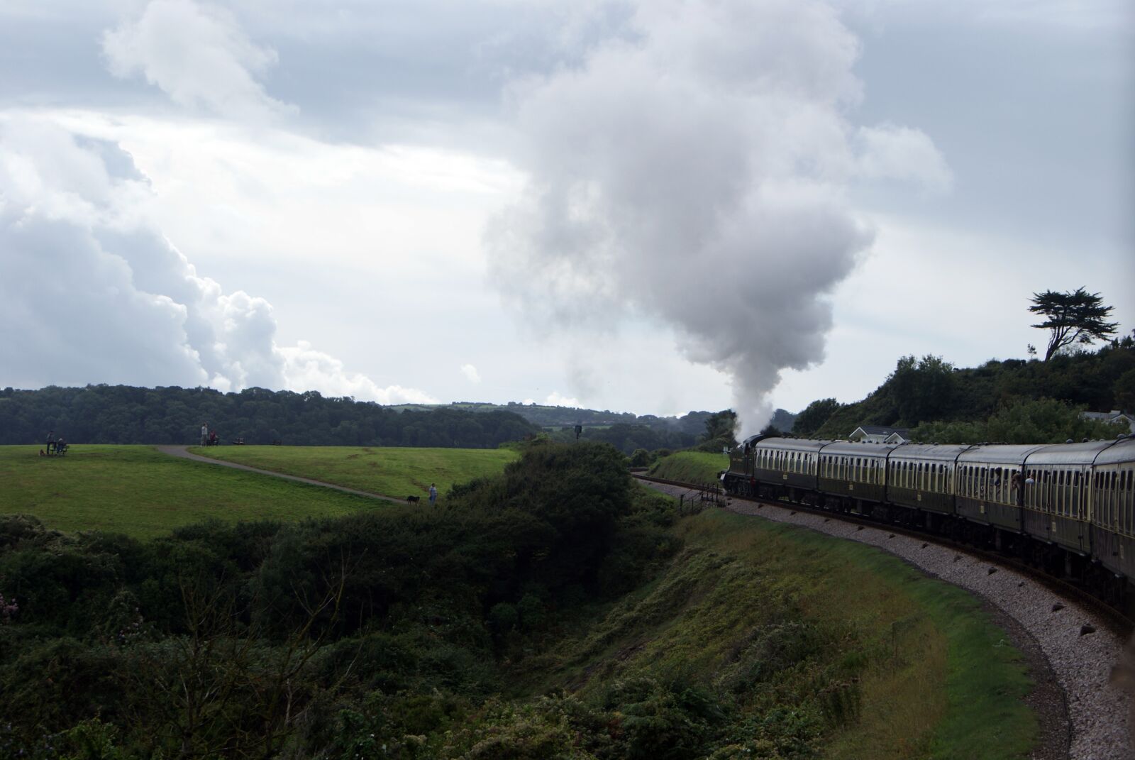 Sony Alpha DSLR-A230 sample photo. Steam, train, steam train photography