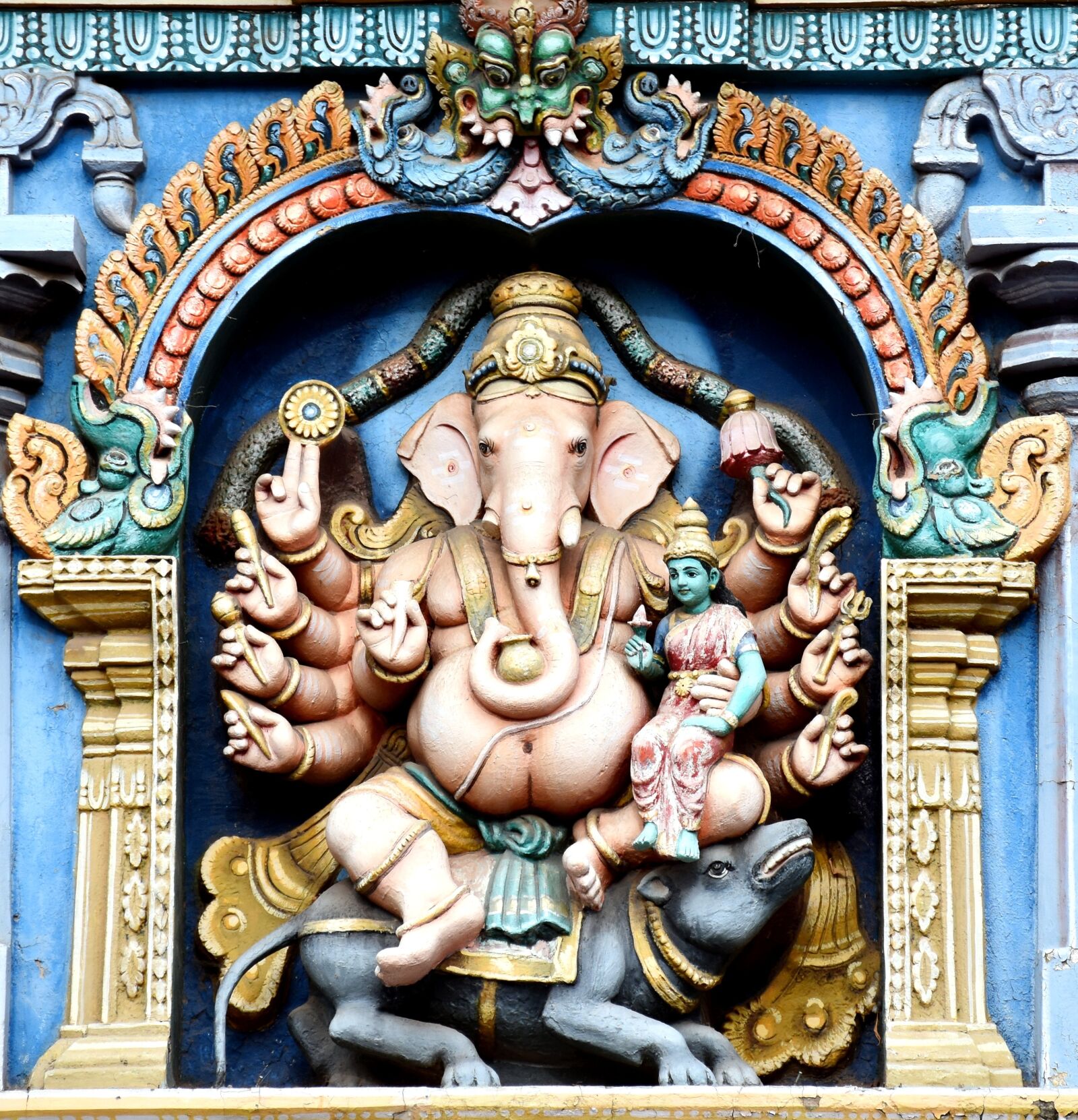 Nikon D5500 sample photo. Ganesha, parvathi devi, madurai photography