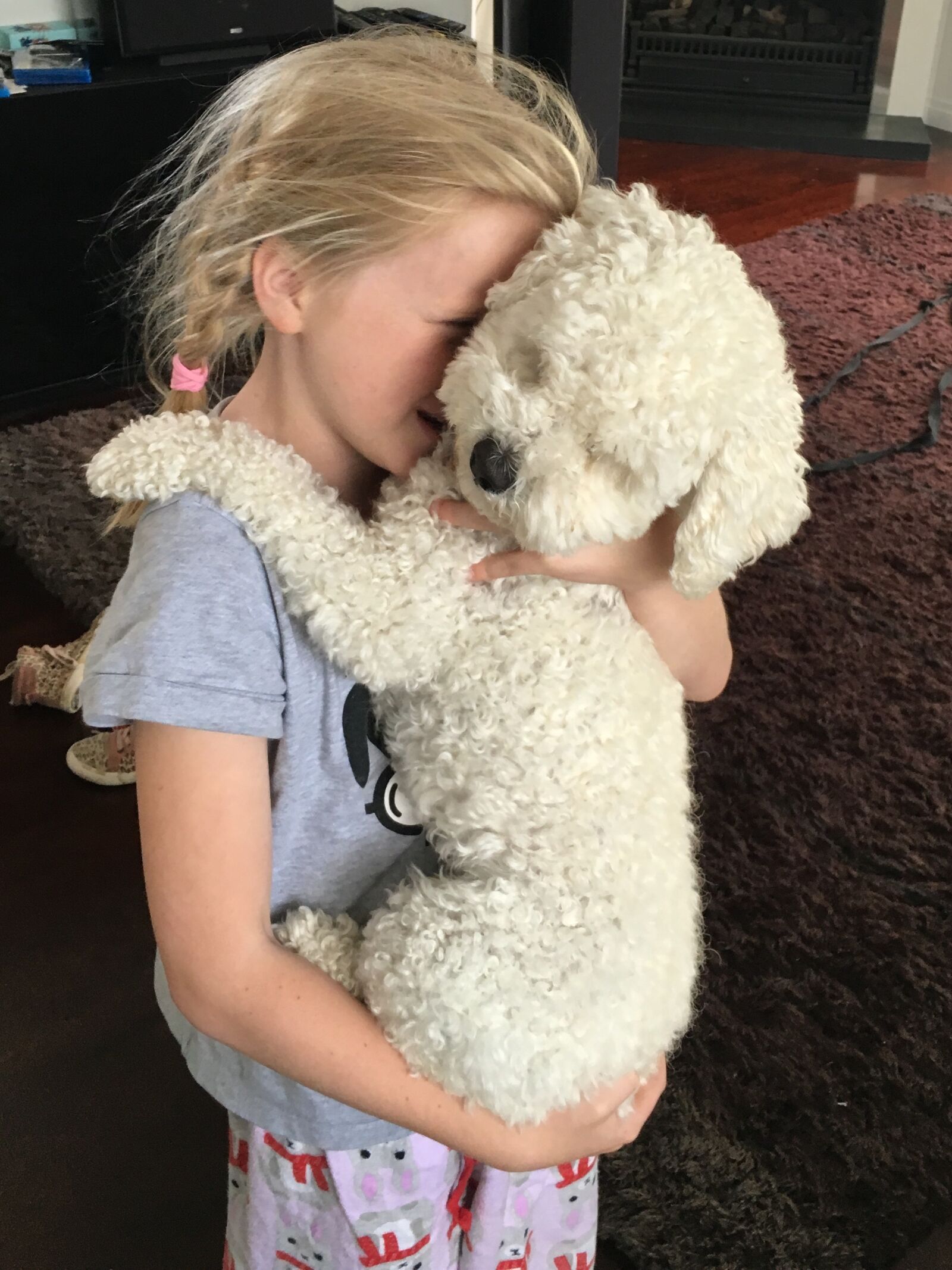Apple iPhone 6s sample photo. Dog, girl, love, snuggle photography