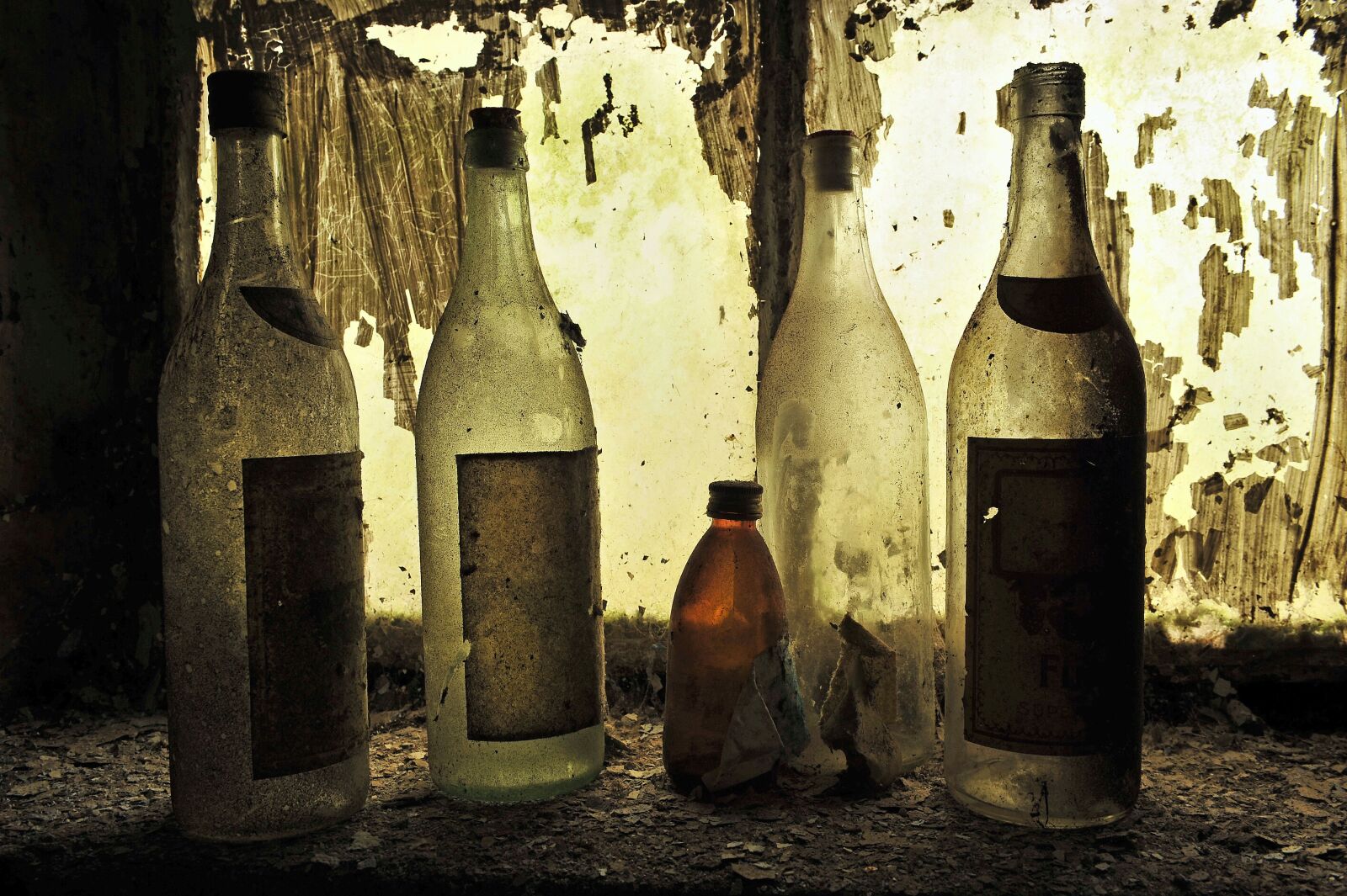 Nikon D700 sample photo. Bottles, wine, empty photography