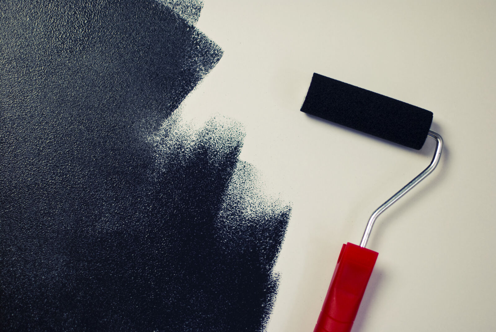 Nikon D60 sample photo. Painting, black, paint, roller photography