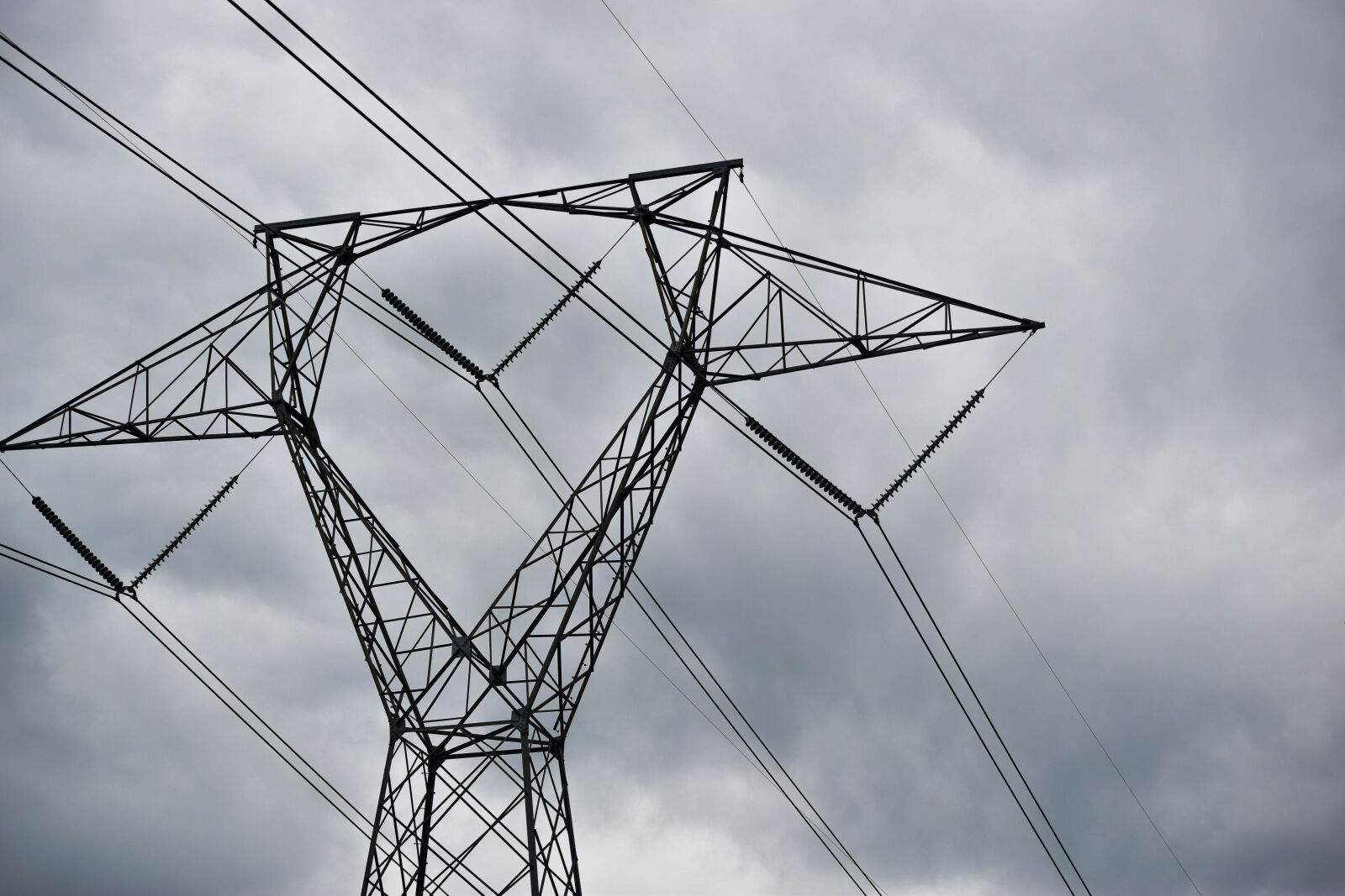 Nikon D3300 sample photo. Clouds, power, lines photography