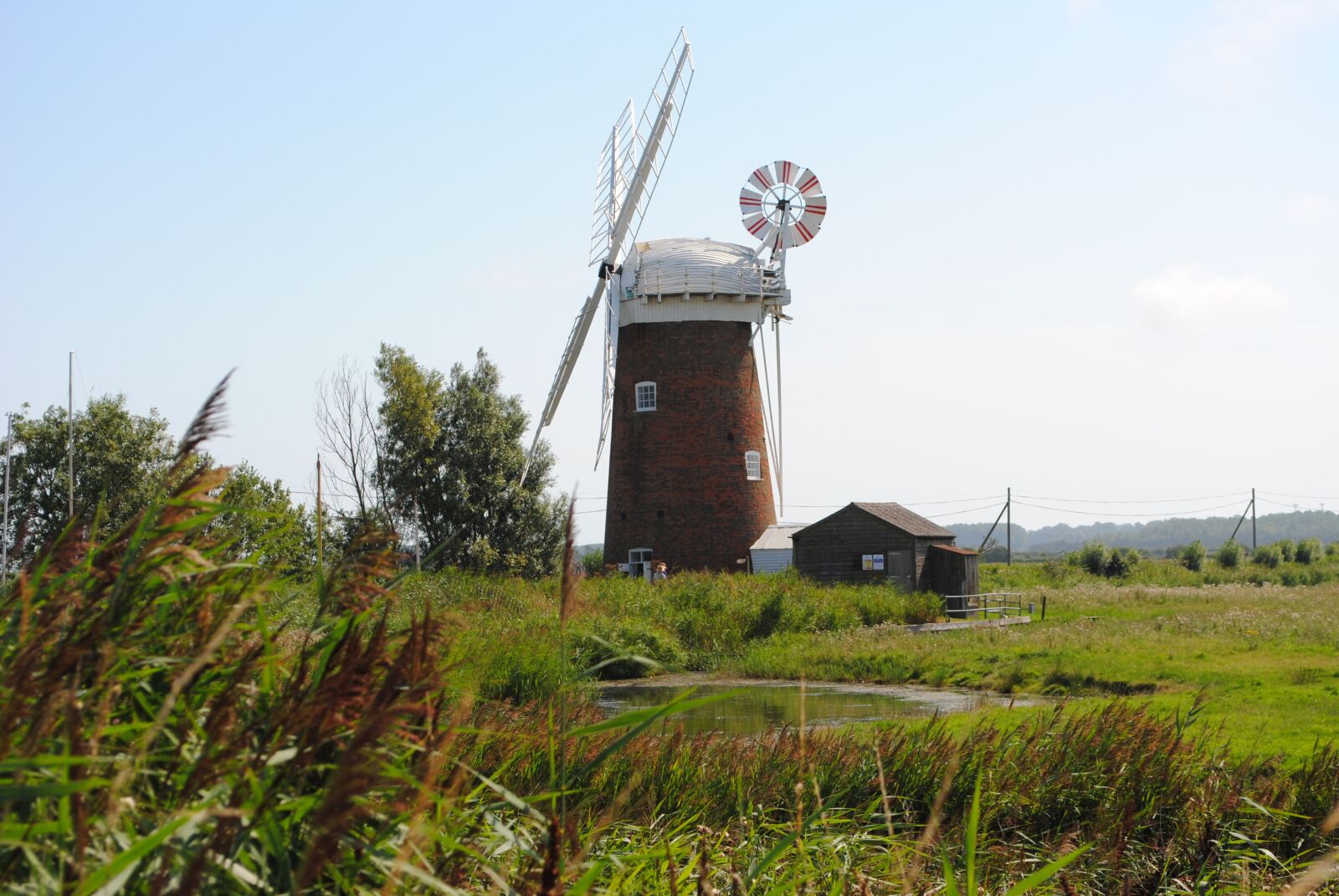 Nikon D3000 sample photo. Horsey, broads, england photography
