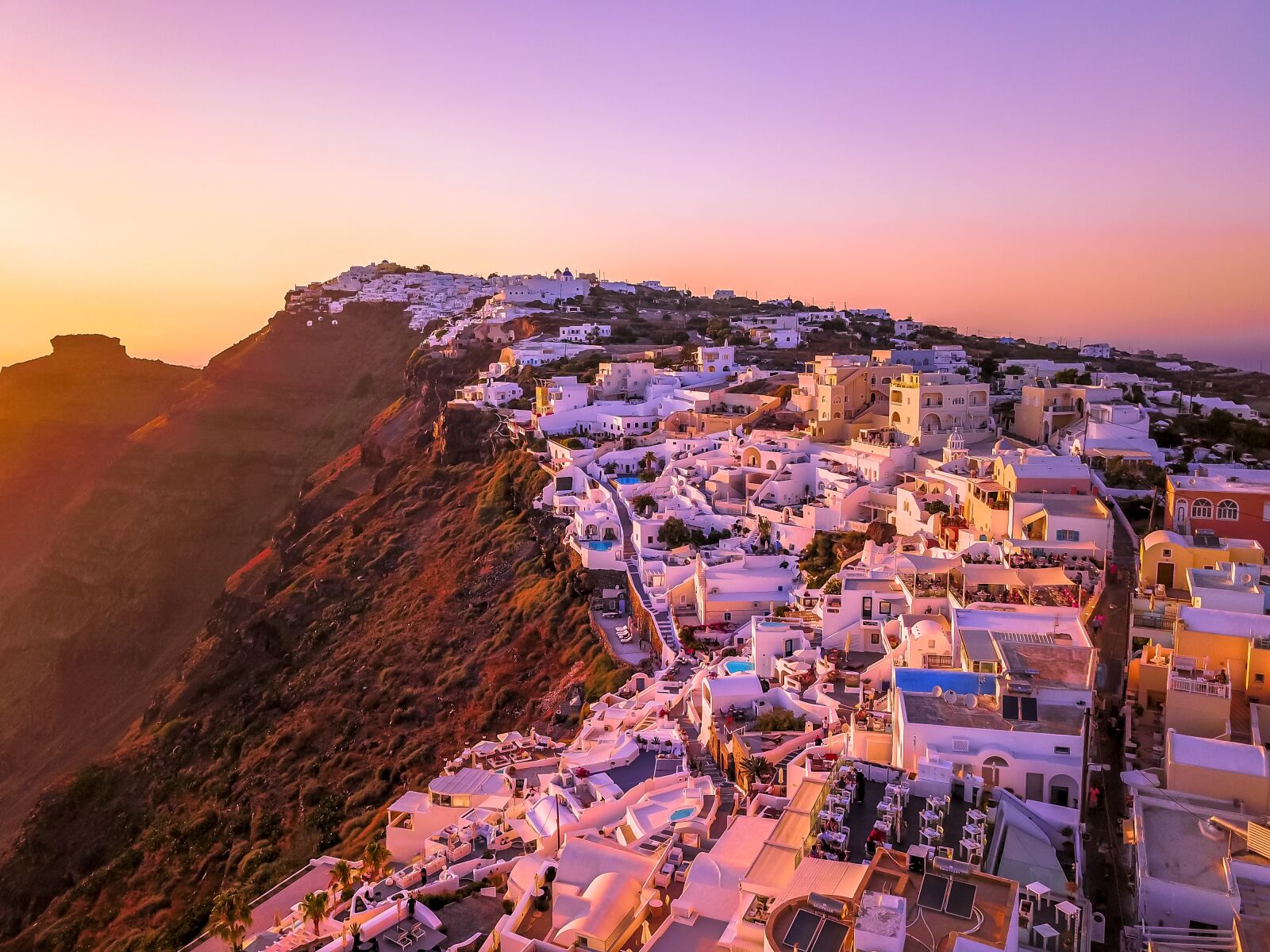 DJI FC220 sample photo. Santorini, greece, island photography
