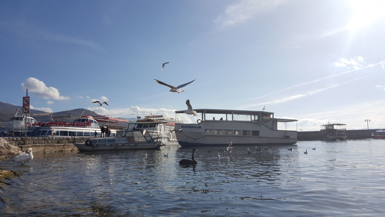 Samsung Galaxy Note5 sample photo. Ohrid, lake, sky photography