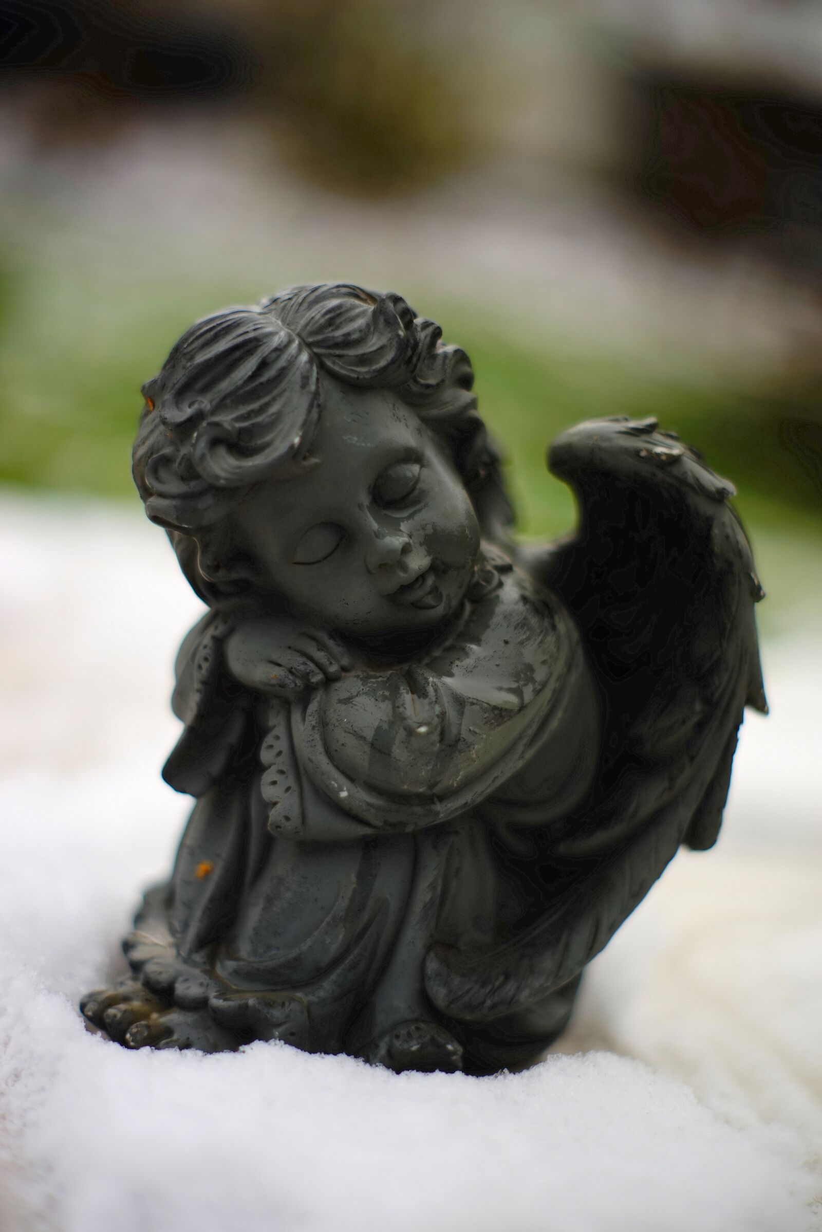 Sony a7R + Minolta AF 50mm F1.7 sample photo. Angel, figure, guardian angel photography