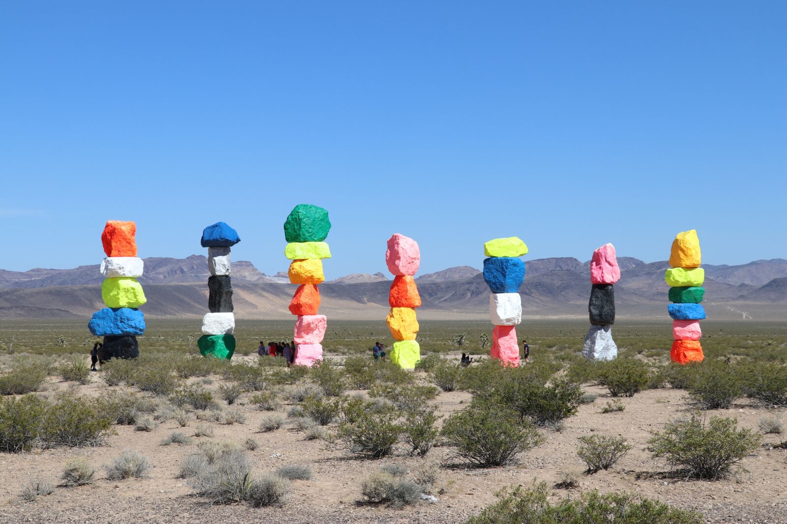 Canon EOS 80D sample photo. Seven magic mountains, las photography