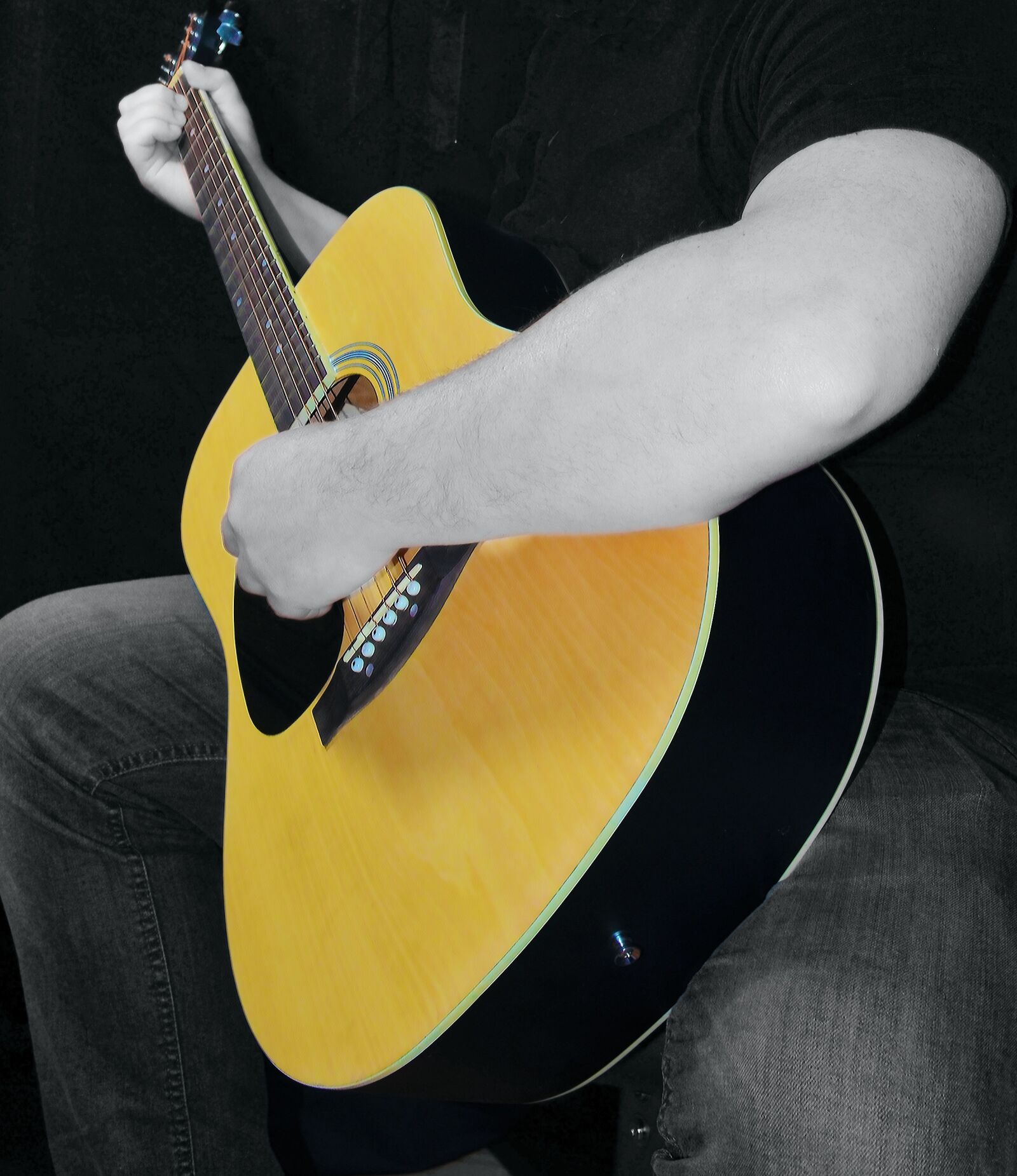 Nikon D5100 sample photo. Guitar, acoustic, acoustic guitar photography