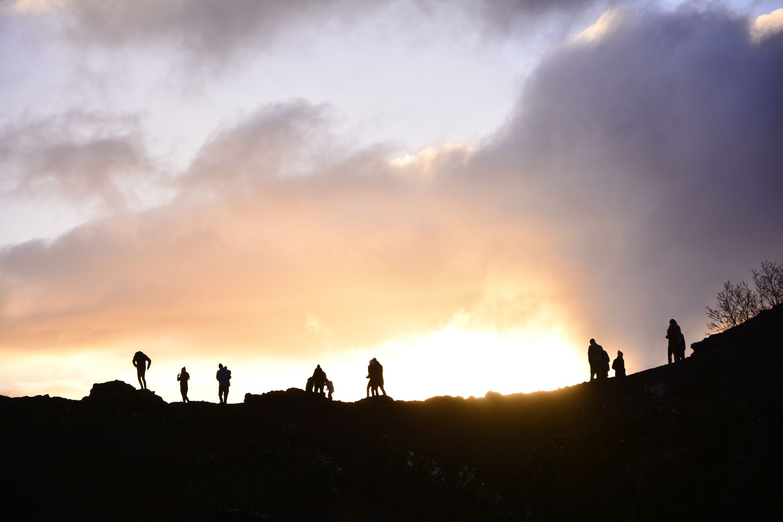 Nikon D7100 sample photo. Silhouette, sunset, mountain photography