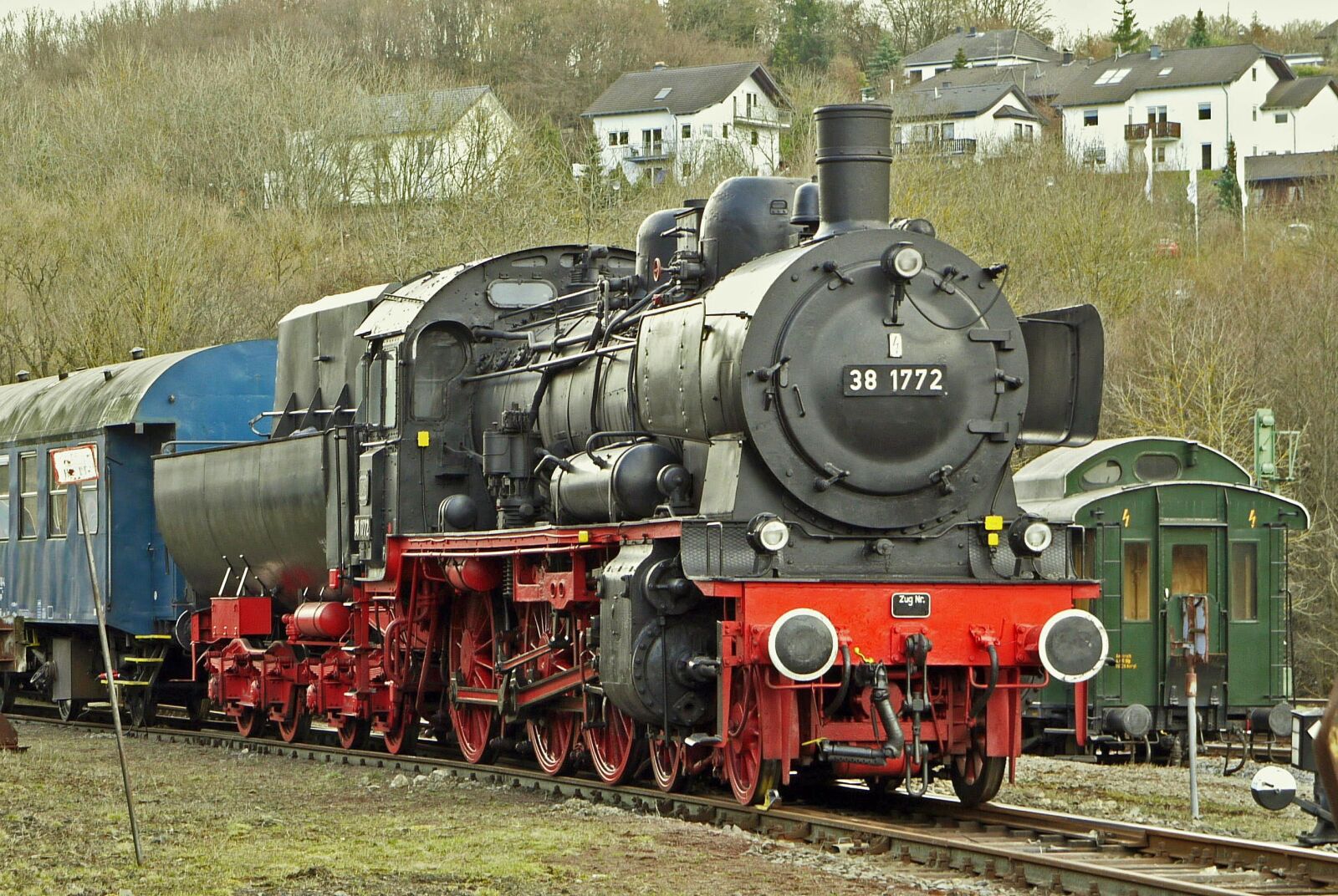 Panasonic Lumix DMC-G1 sample photo. Steam locomotive, historically, museum photography