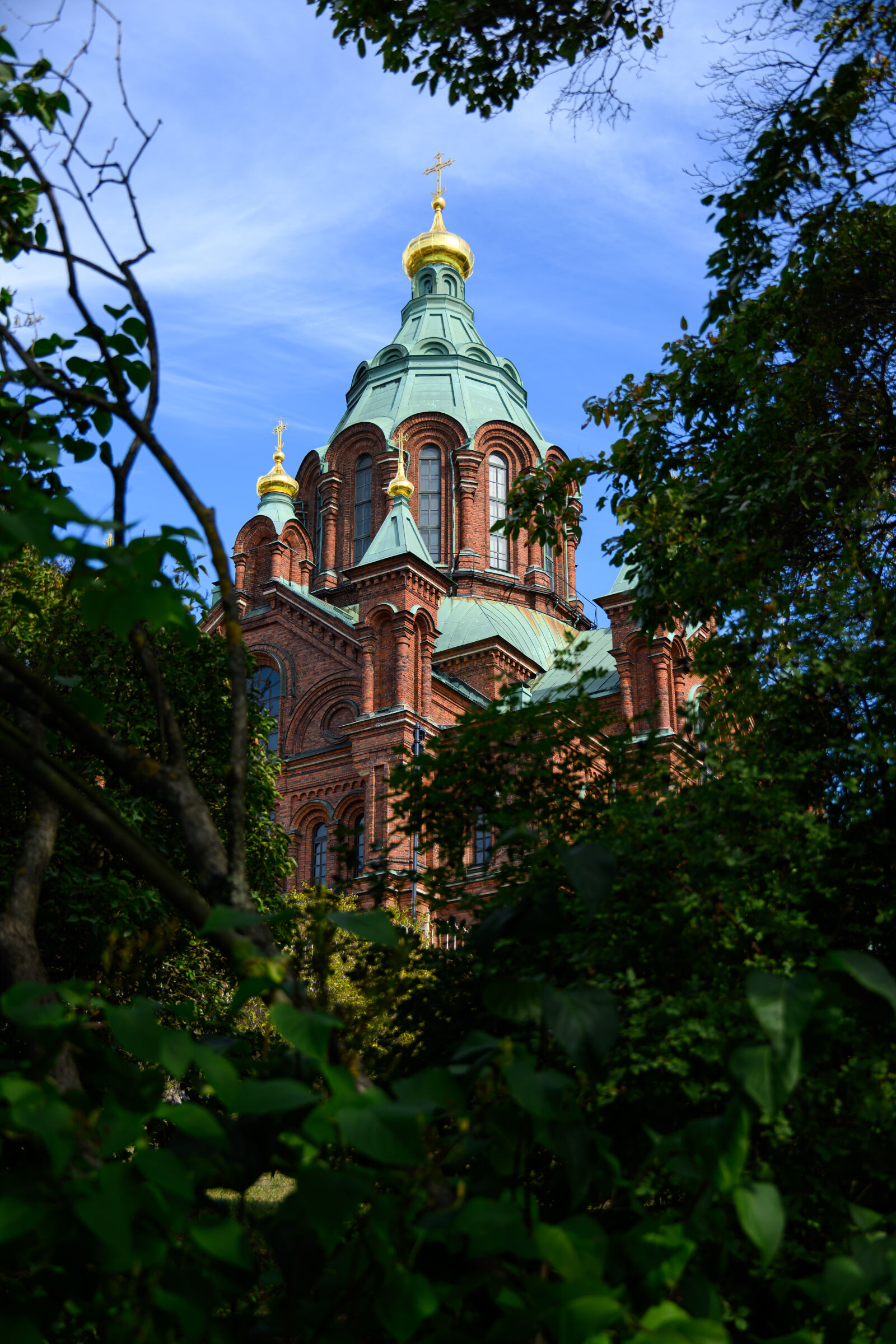 Nikon Z8 sample photo. Church behind trees photography