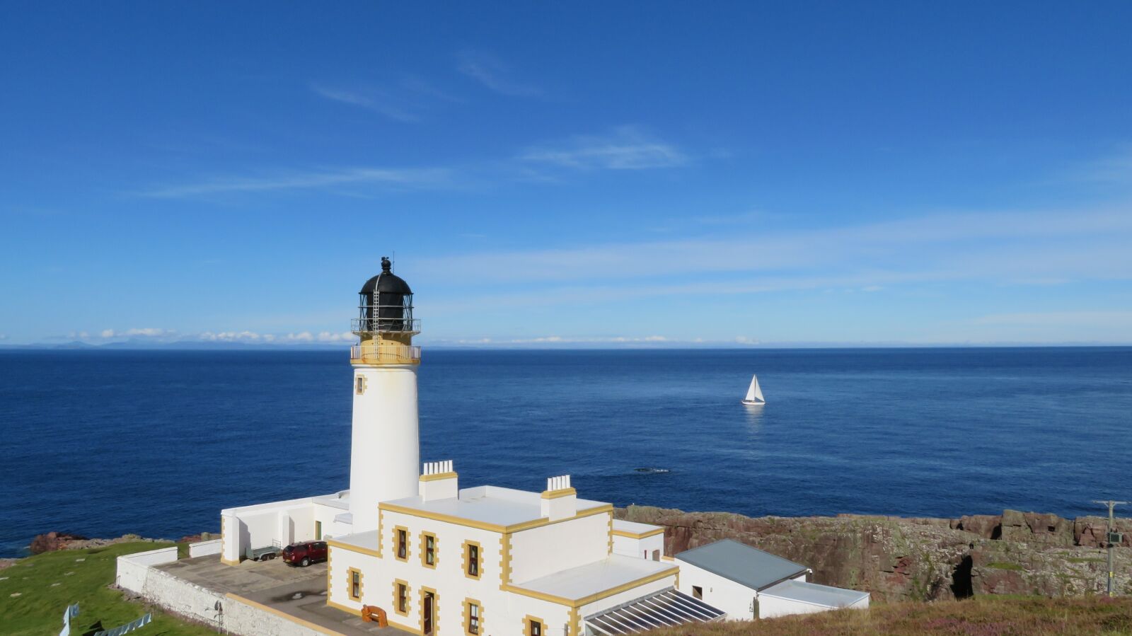 Canon PowerShot SX720 HS sample photo. Lighthouse, ship, sea photography