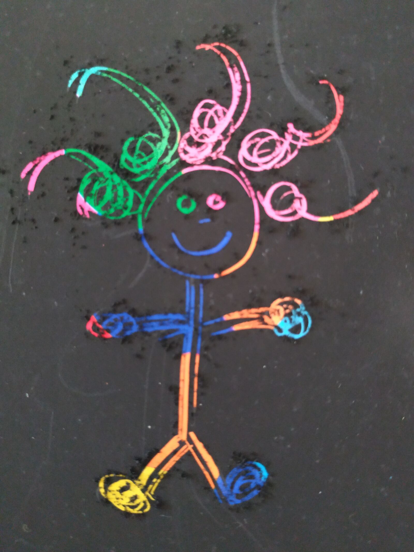 Xiaomi Redmi Note 5 sample photo. Child, drawing, colors photography