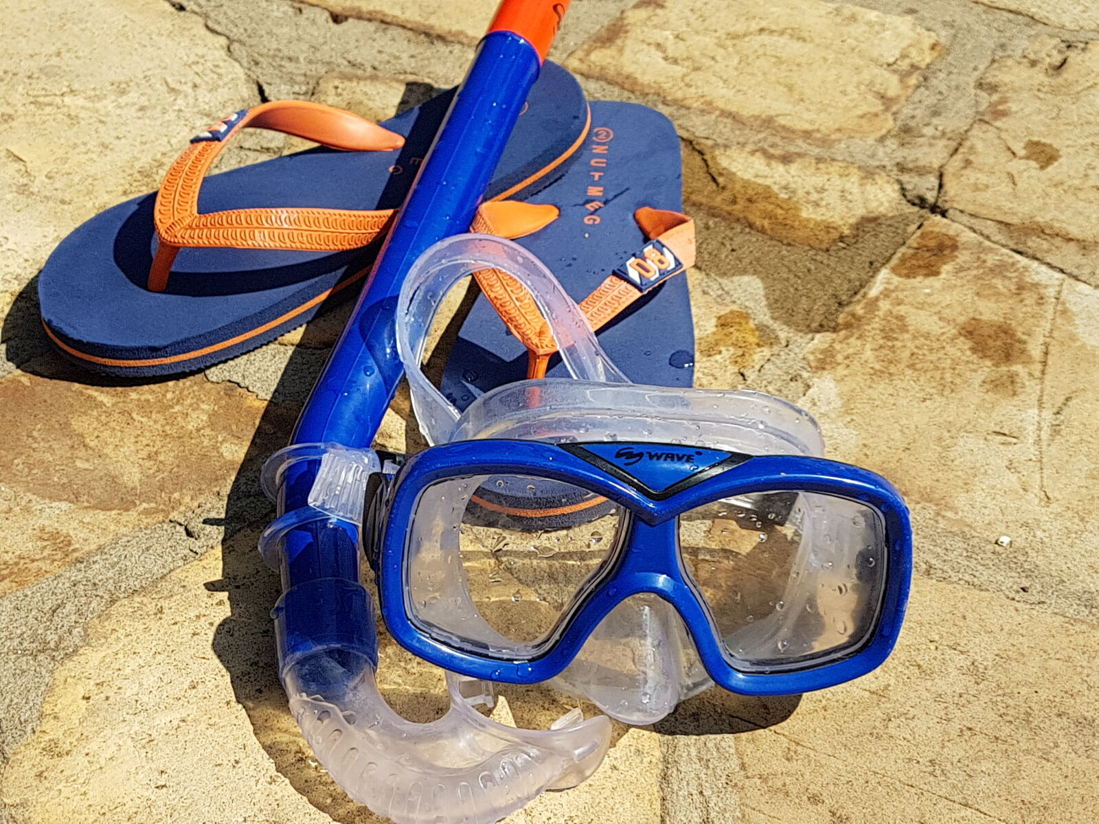 Samsung Galaxy S7 sample photo. Blue, fish, flip, flops photography