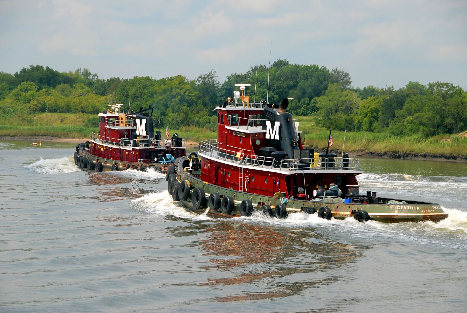 Nikon D200 sample photo. Tug boats, savannah, georgia photography