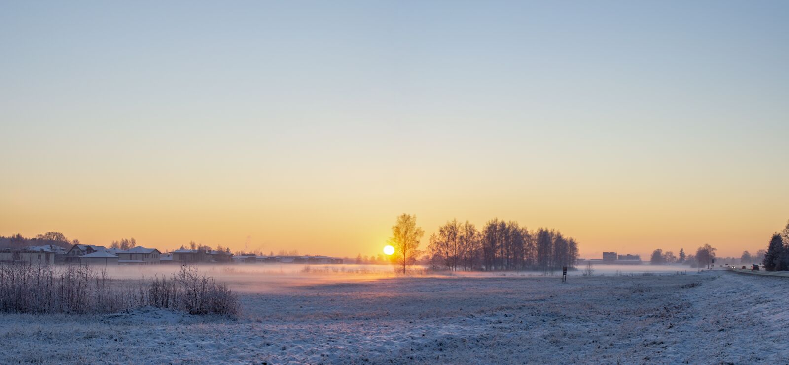Nikon D5200 sample photo. Landscape, sunset, winter photography