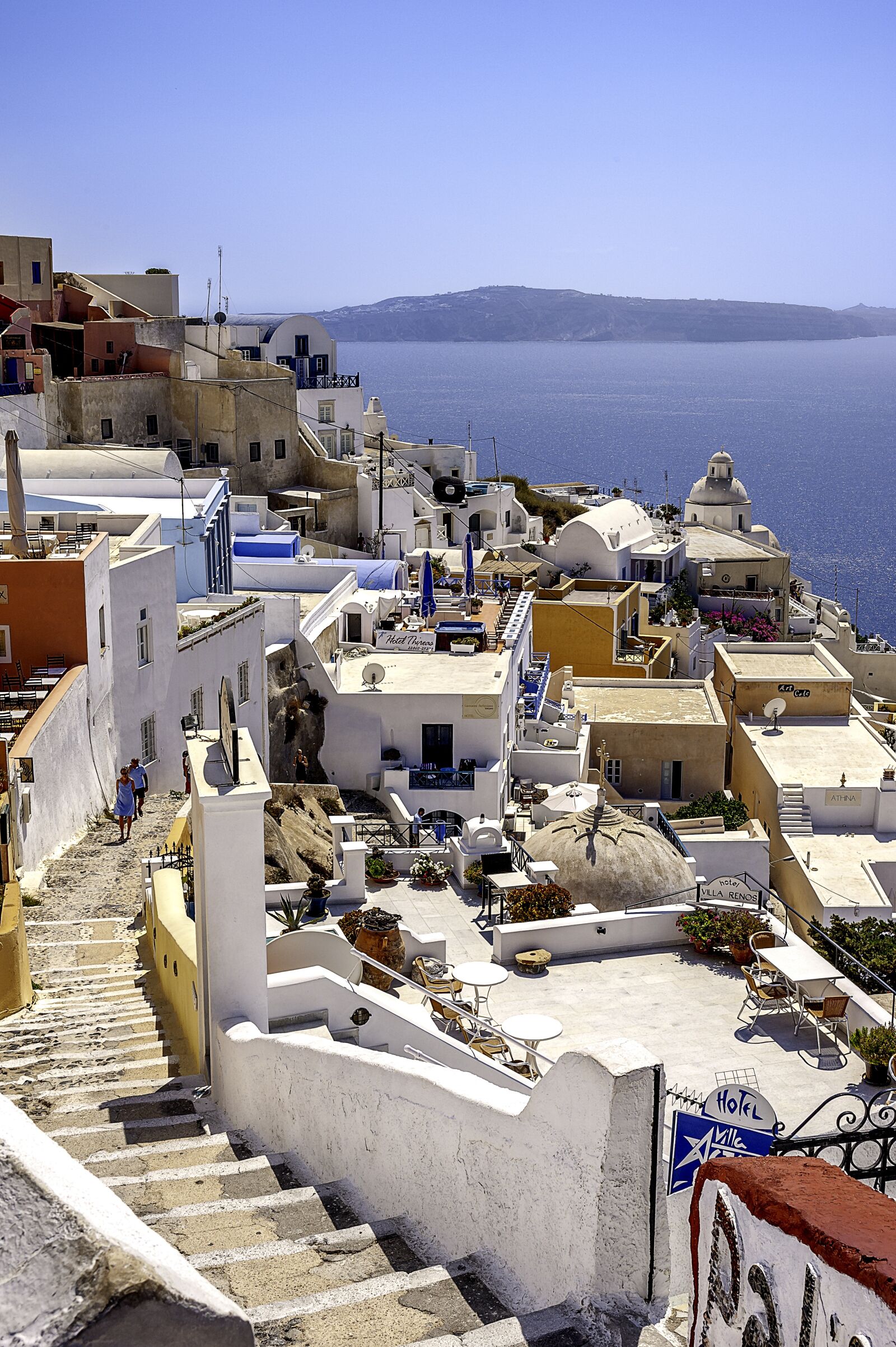 Nikon D700 sample photo. Santorini, greece, oia photography