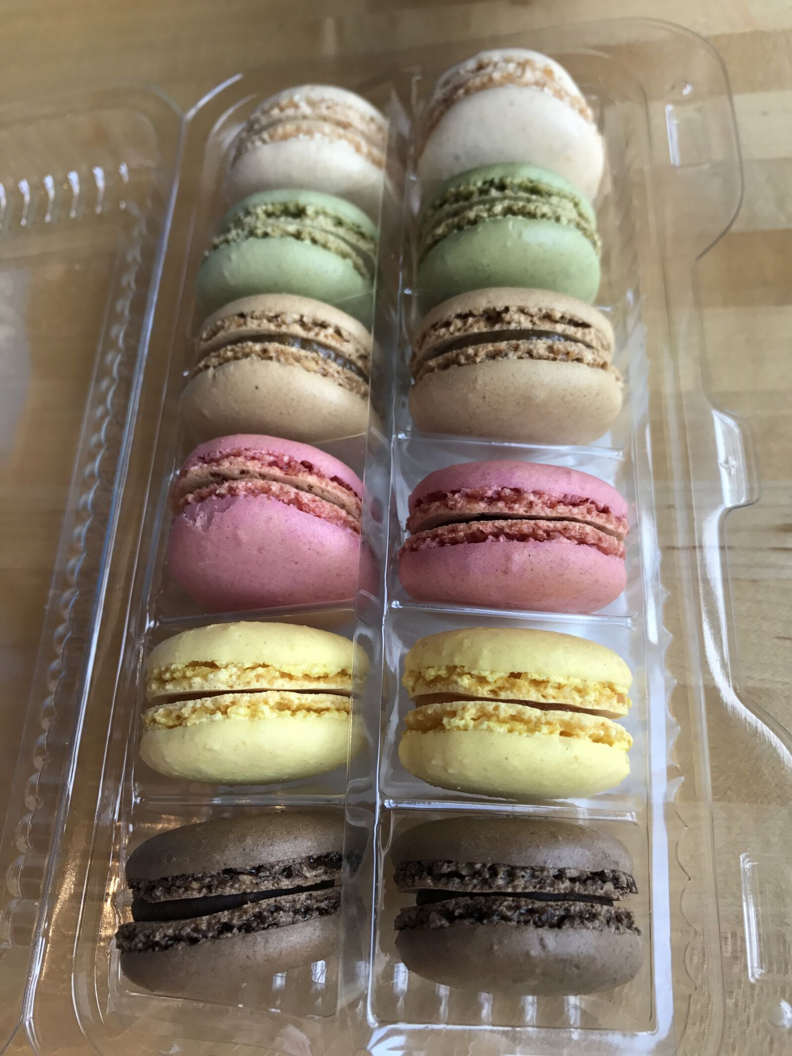 iPhone 7 Plus back dual camera 3.99mm f/1.8 sample photo. Macaroons, sweets, variety packs photography