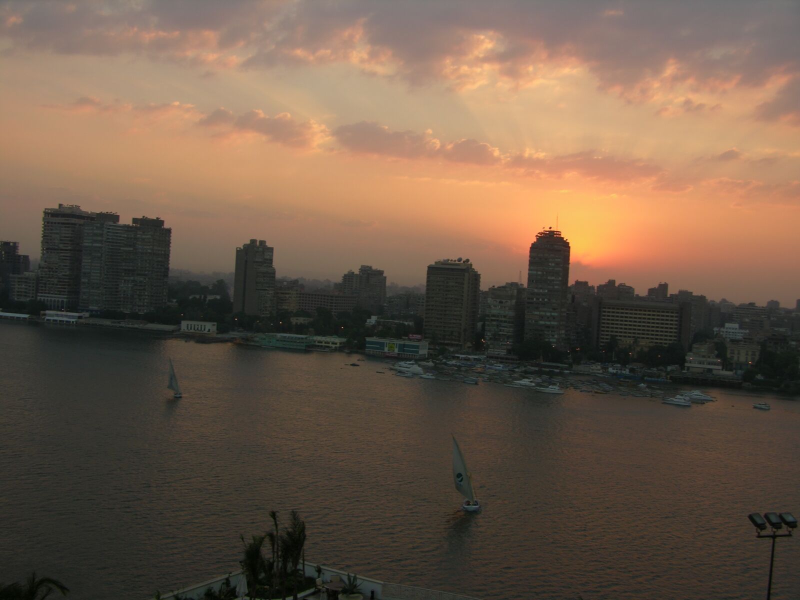 Nikon E8700 sample photo. Cairo, nile, sunset photography