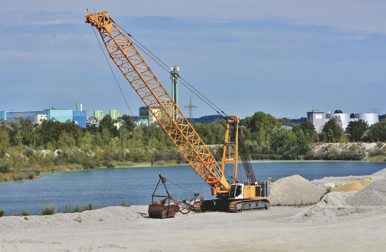 Nikon D7200 sample photo. Excavators, crane, heavy crane photography