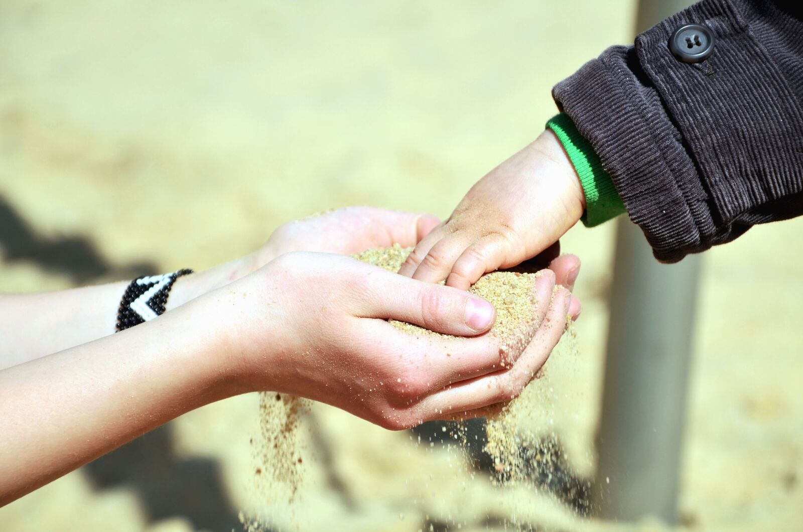 Nikon D5100 sample photo. Sand, beach, woman, child photography