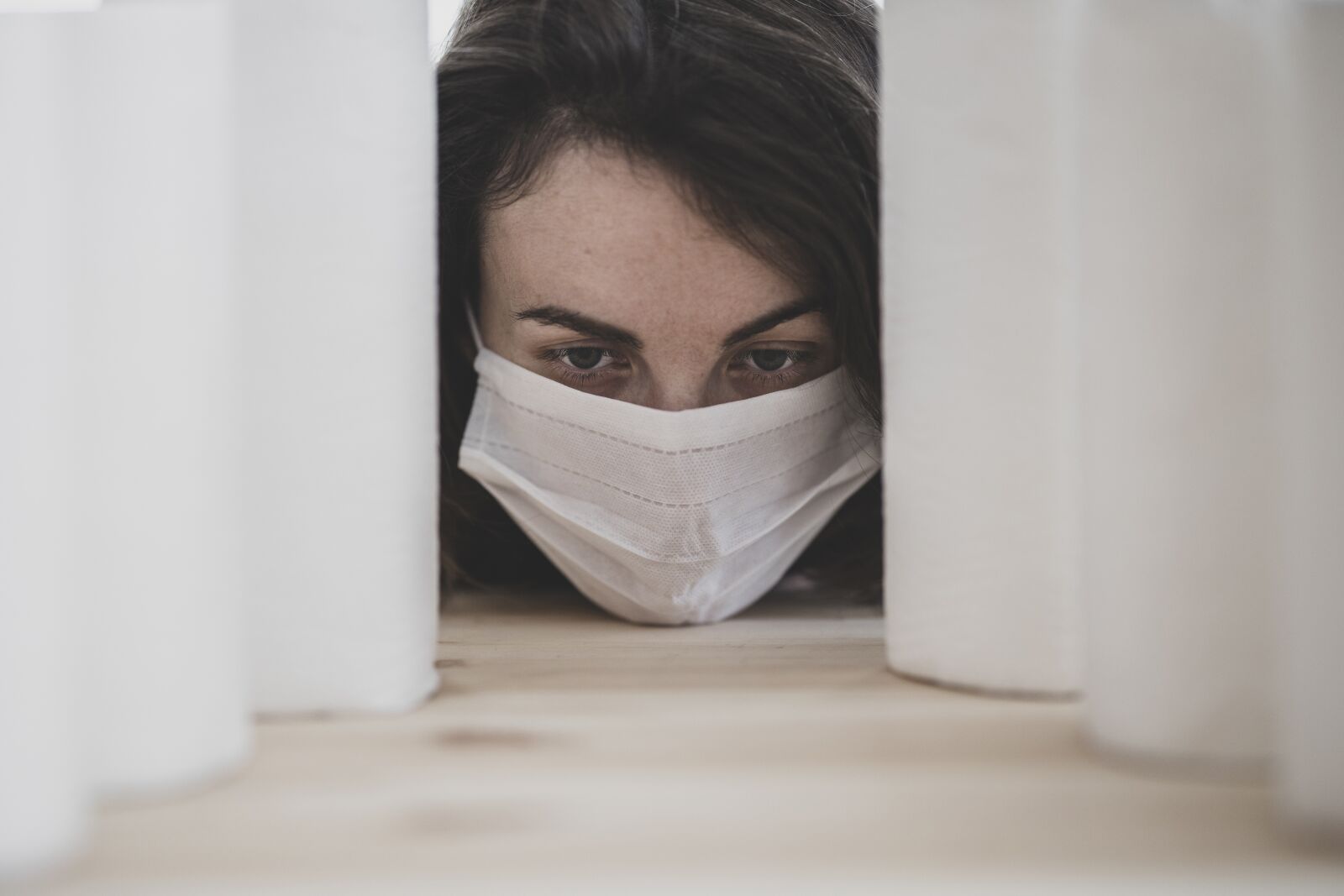 Canon EOS R + Canon RF 85mm F1.2L USM sample photo. Coronavirus, mask, portrait photography
