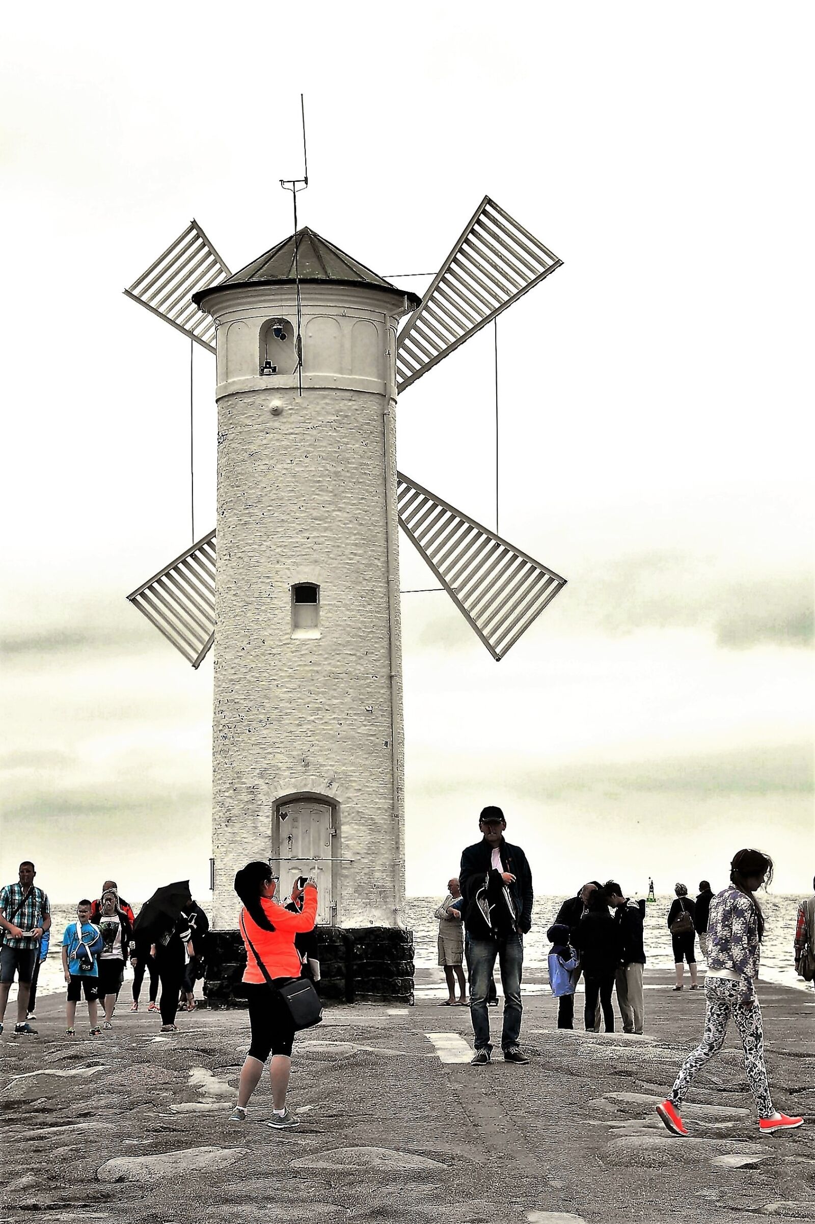 Sony SLT-A58 sample photo. Lighthouse, mill, the baltic photography