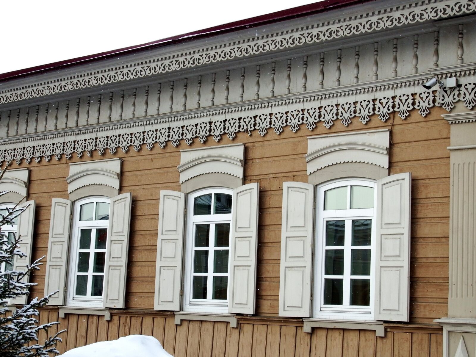 Fujifilm FinePix S1 sample photo. Window, shutters, carving photography