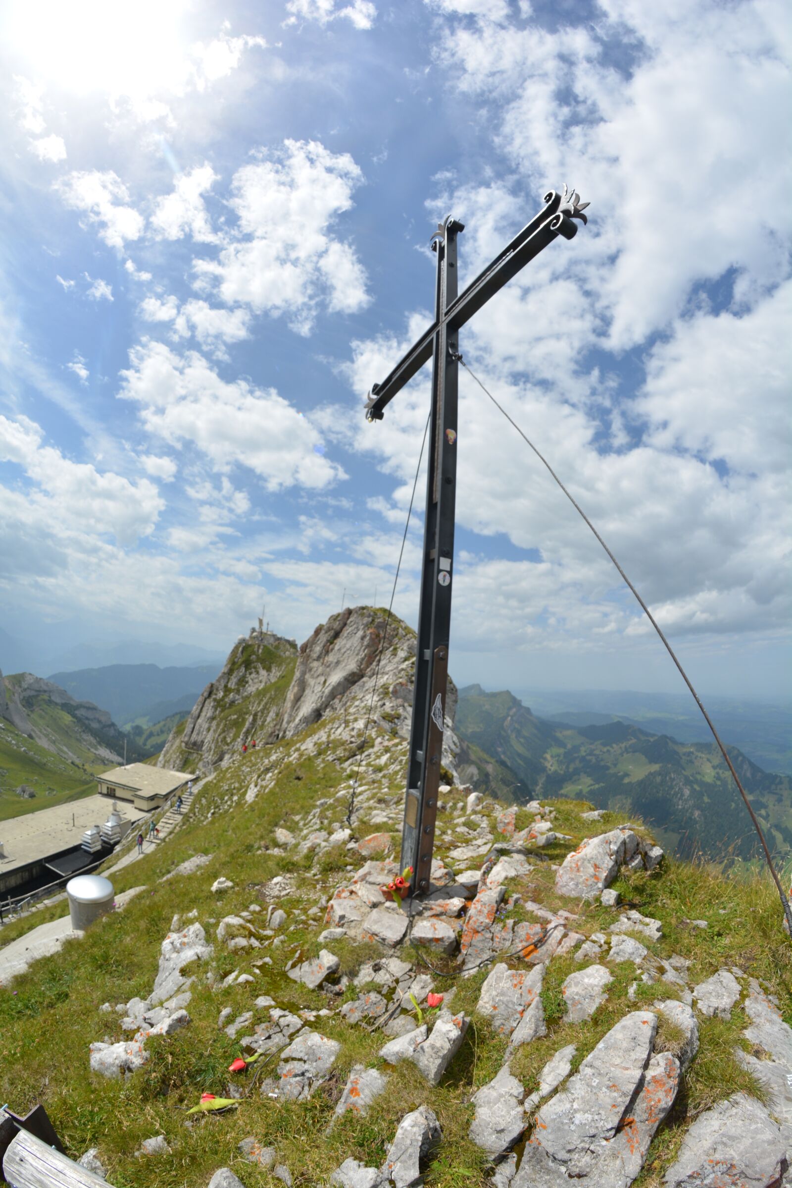 Nikon D5200 sample photo. Cross, alps, switzerland photography