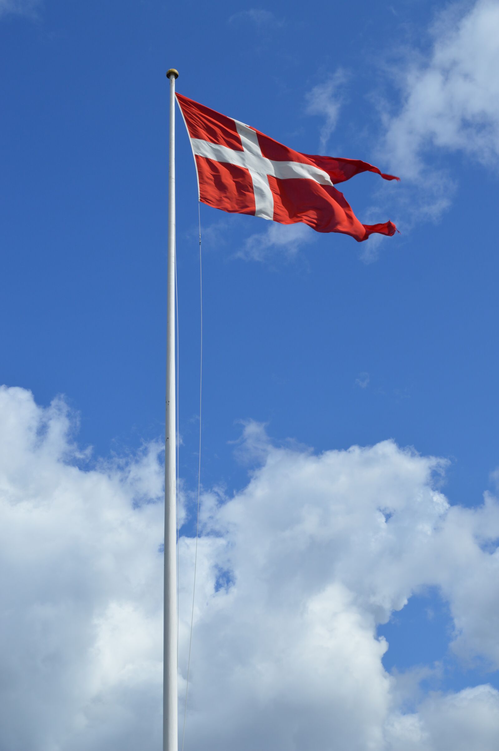 Nikon D3200 sample photo. Danish flag, denmark, flag photography