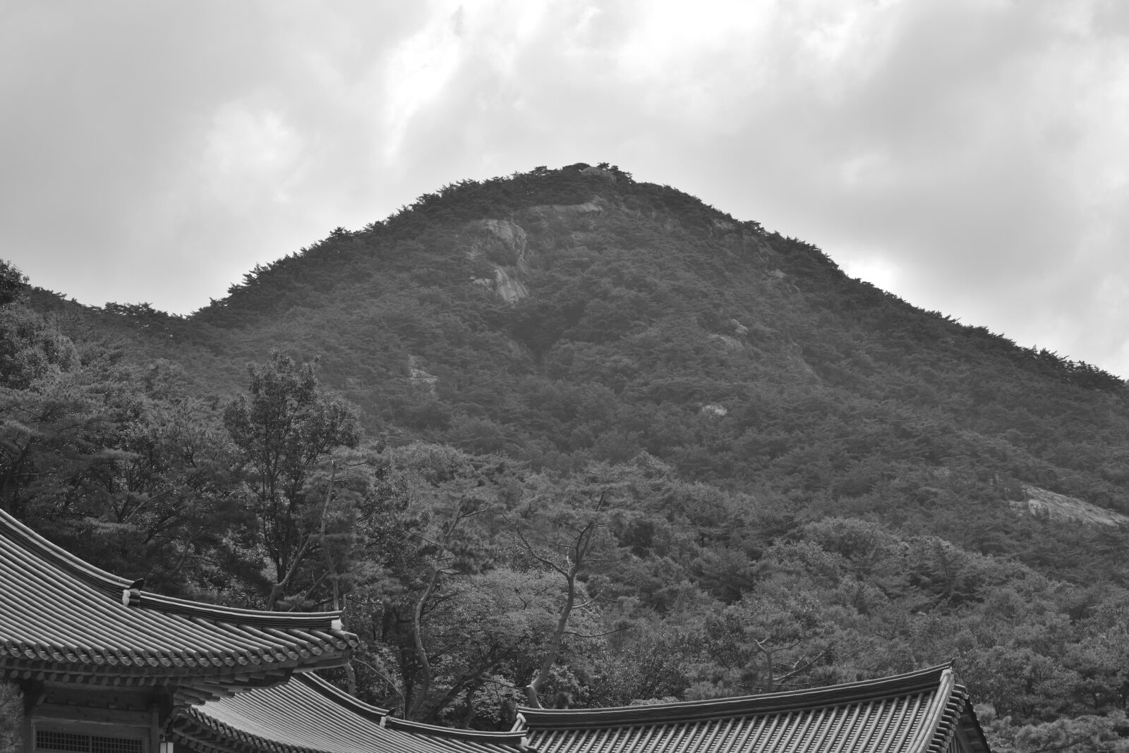 Nikon D750 + Nikon AF Nikkor 85mm F1.8D sample photo. Bukhansan mountain in northern photography