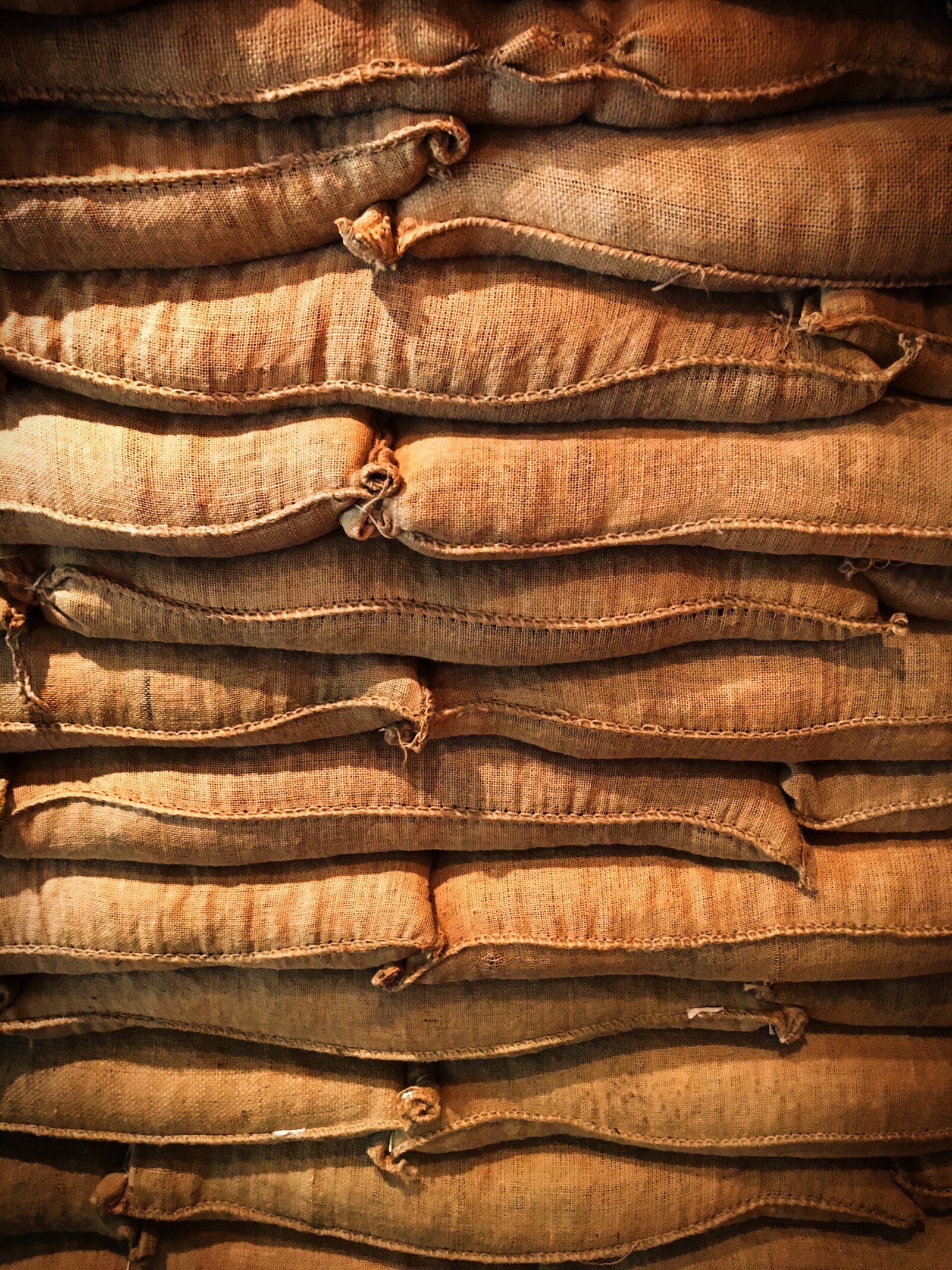 Apple iPhone 6s sample photo. Sacks, stacks, storage photography