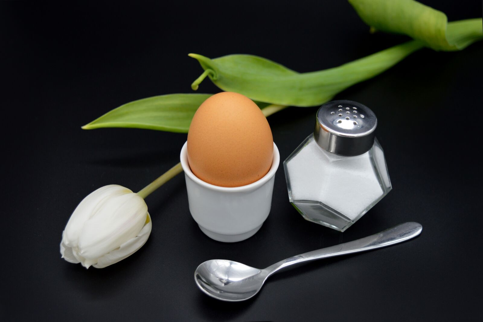 Nikon D3200 sample photo. Breakfast egg, salt, eierl photography