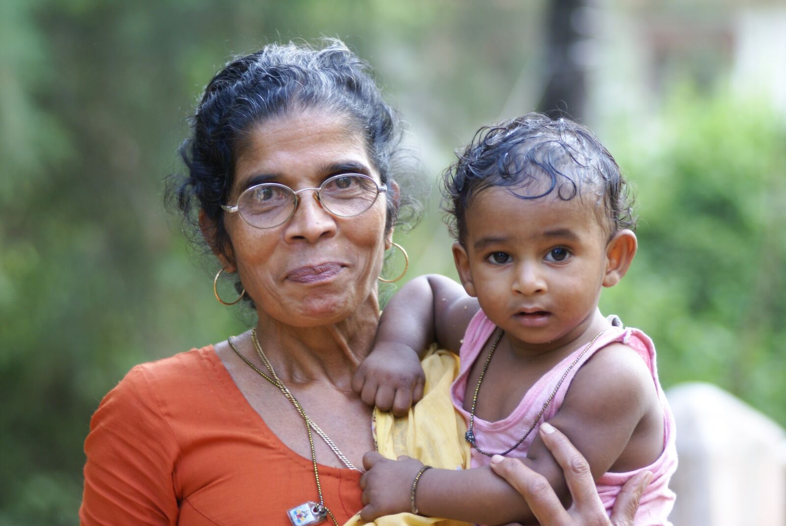 Sony Alpha DSLR-A100 sample photo. Indian, india, grandmother photography