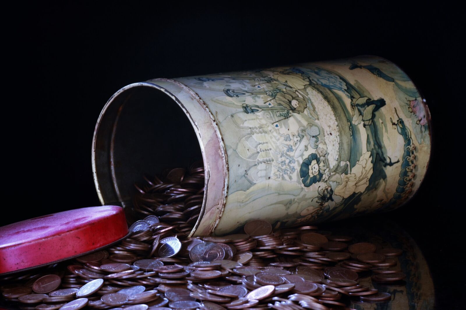 Canon EOS 400D (EOS Digital Rebel XTi / EOS Kiss Digital X) sample photo. Money, pennies, currency photography