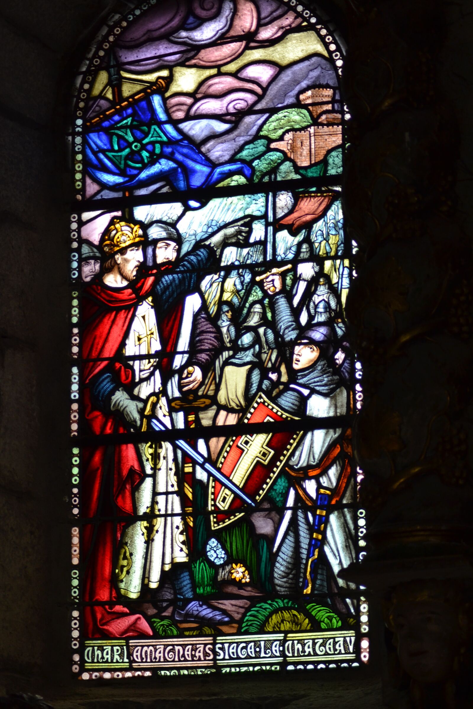 Nikon D3100 sample photo. Stained glass, window, chapel photography