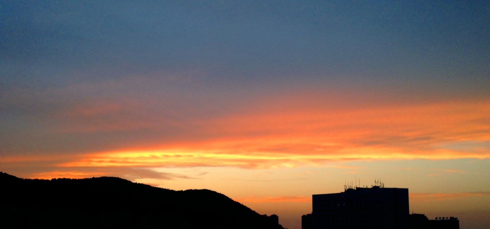 iPhone 5c back camera 4.12mm f/2.4 sample photo. Sunset, purely, views photography