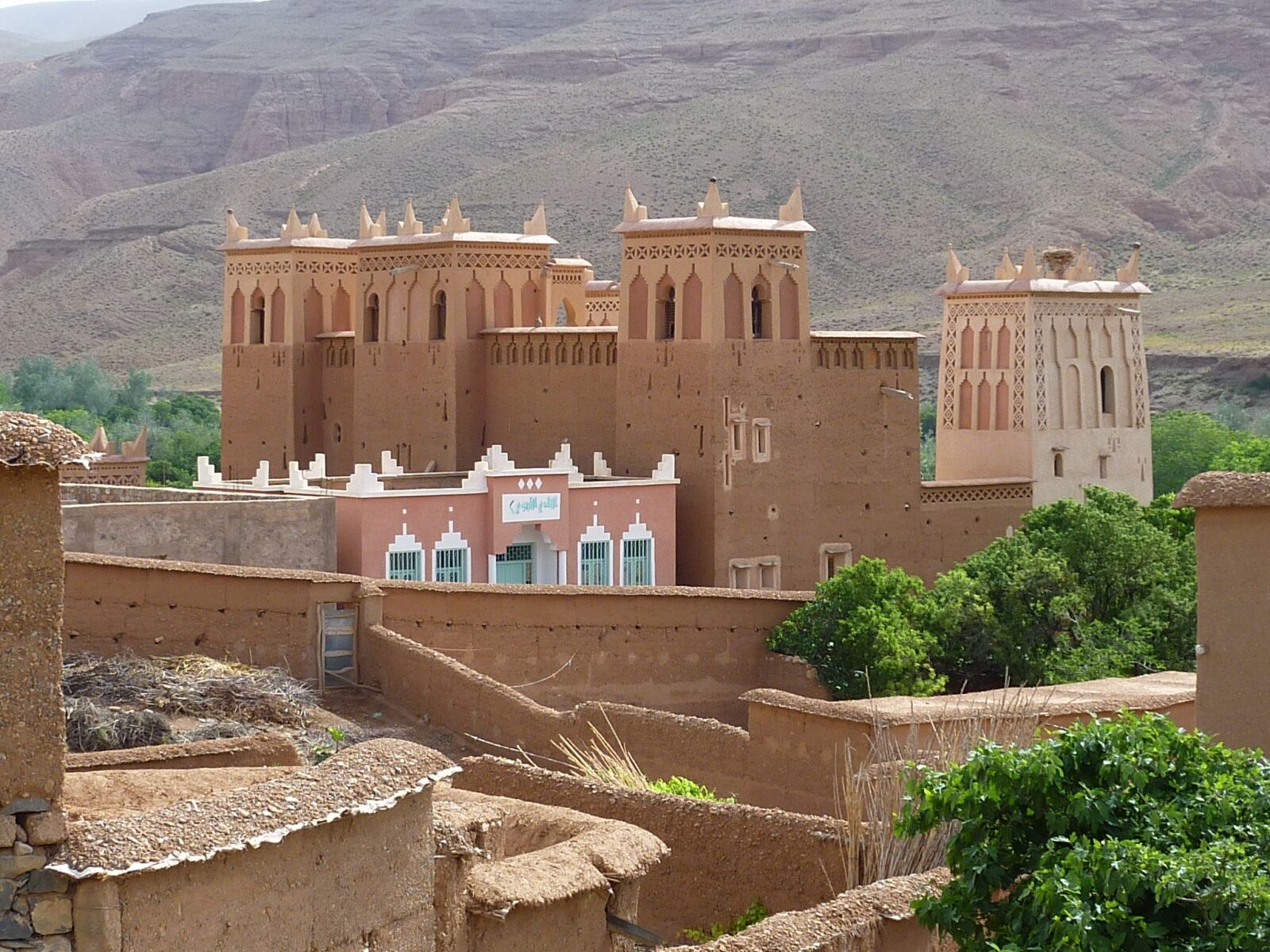 Panasonic DMC-TZ7 sample photo. Morocco, earth, adobe photography
