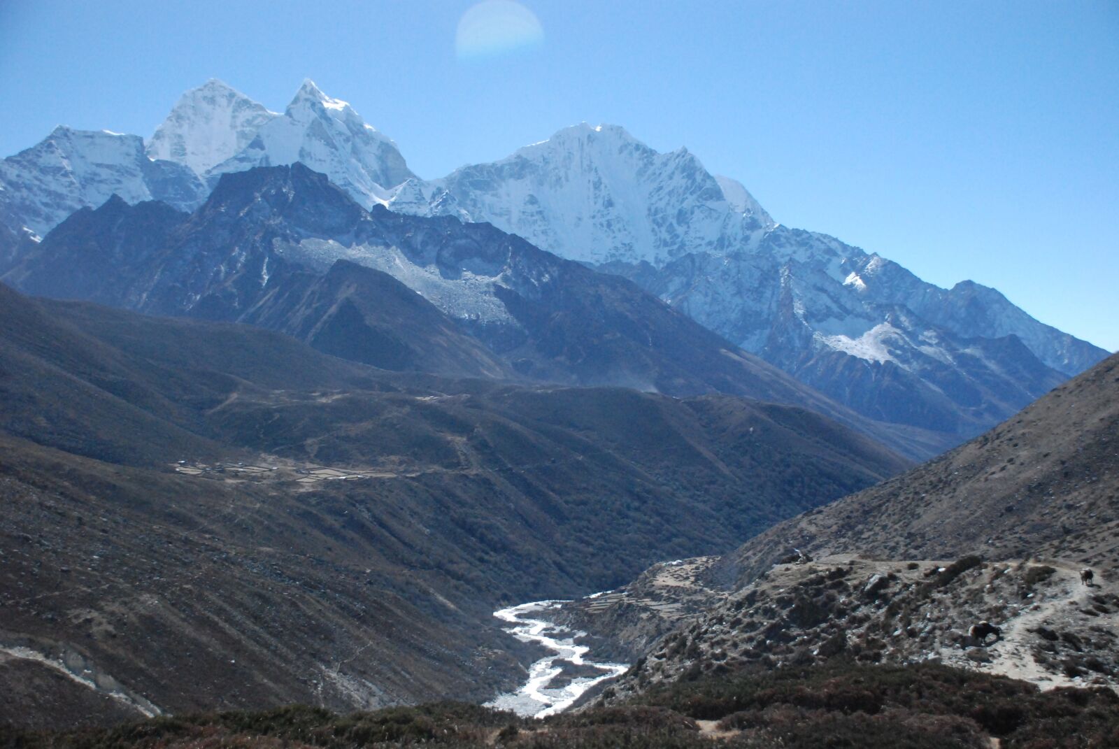 Nikon D80 sample photo. The himalayas, nepal, landscape photography