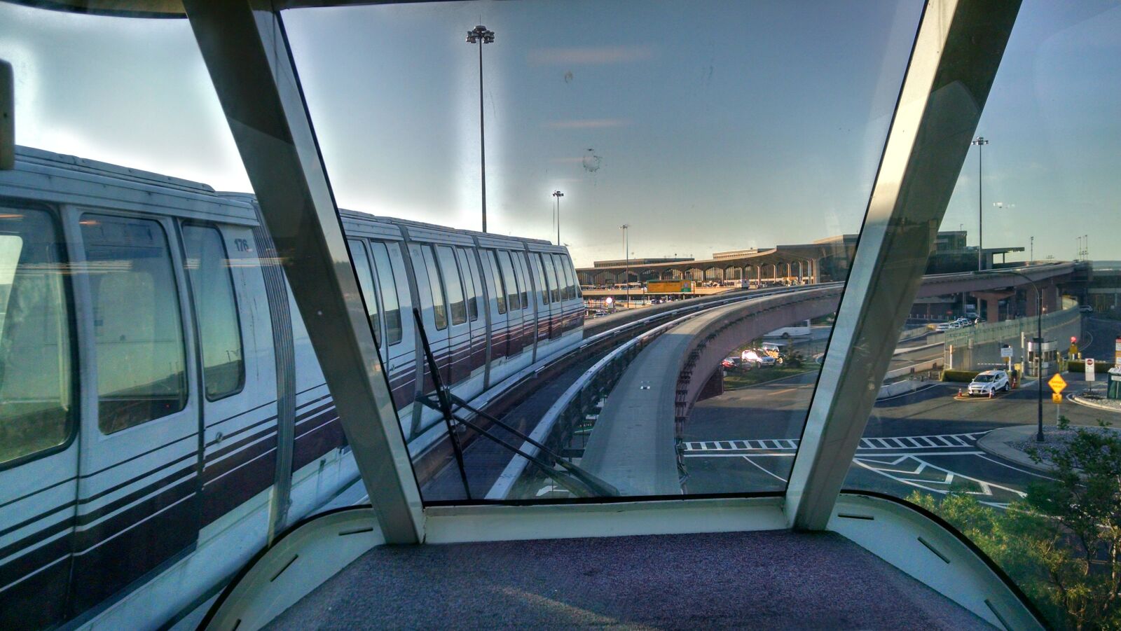 Motorola XT1080 sample photo. Airport, inside, tram, lighting photography