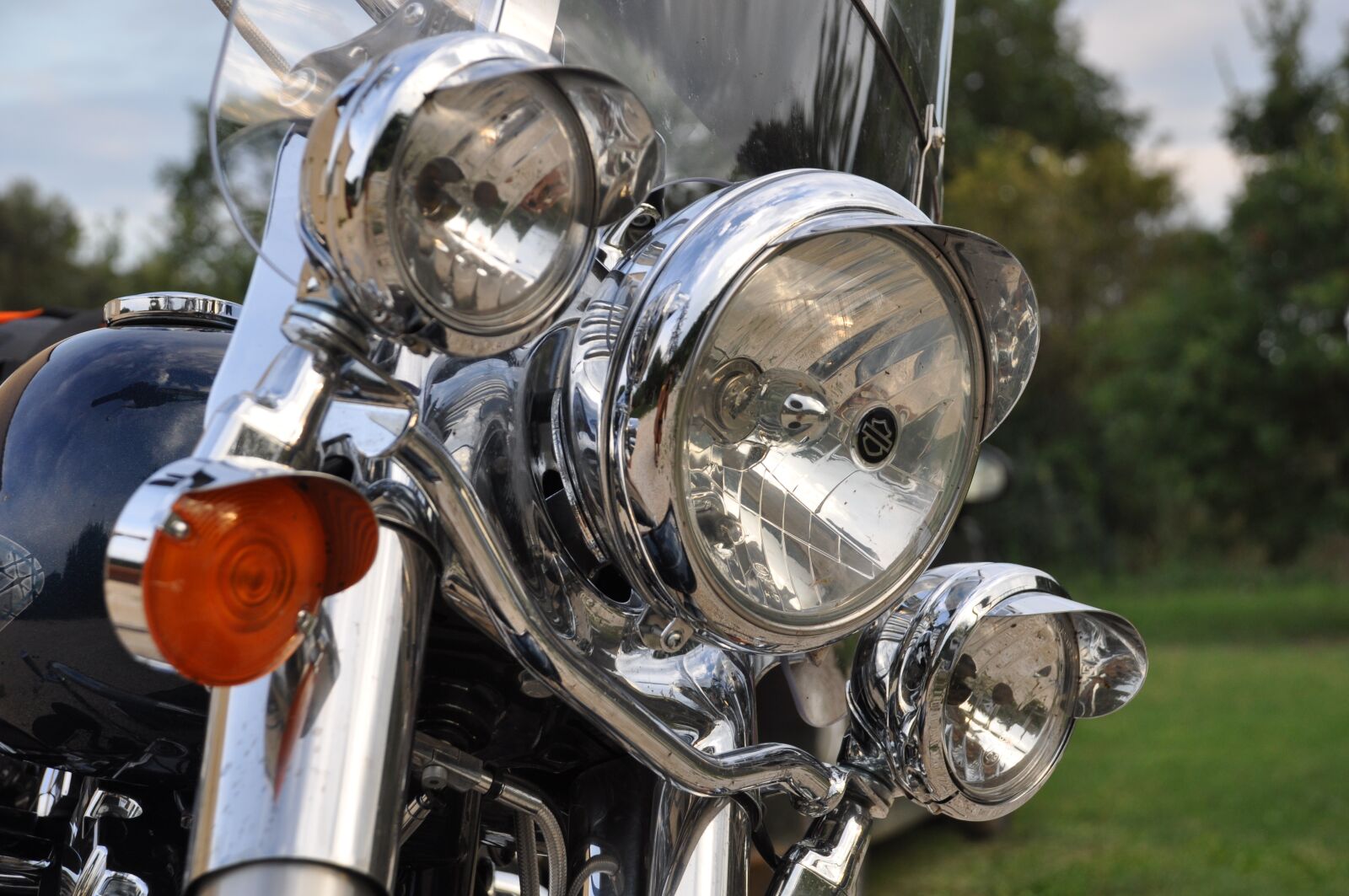 Nikon D90 sample photo. Harley davidson, motorcycle, engine photography