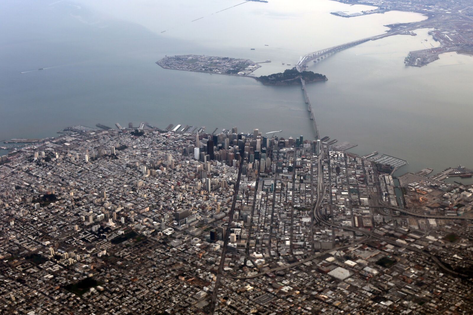 Canon EOS 6D + Canon EF 50mm F1.4 USM sample photo. San francisco, aerial, bay photography