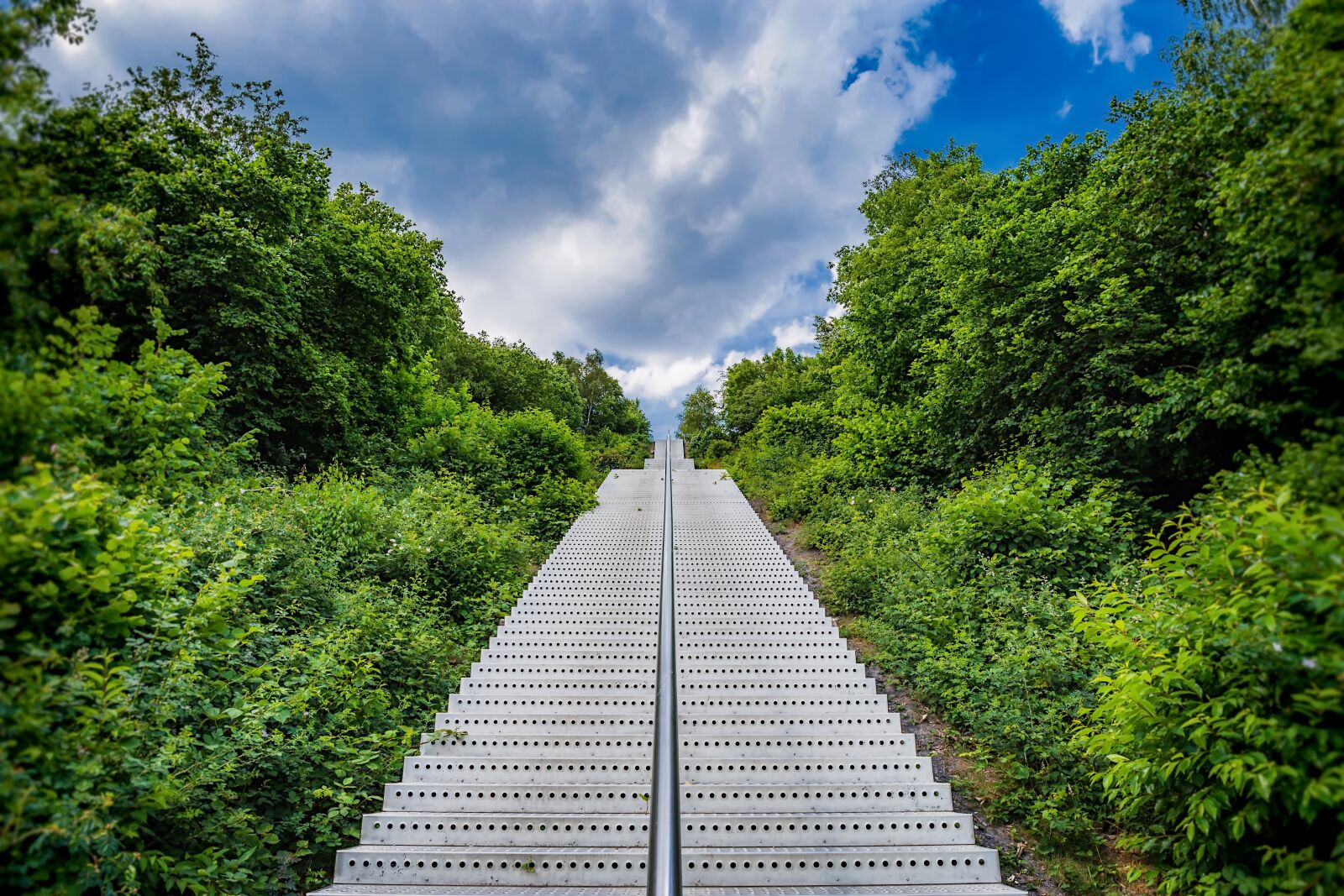 Canon EF 24-70mm F4L IS USM sample photo. Stairs, park, nature photography
