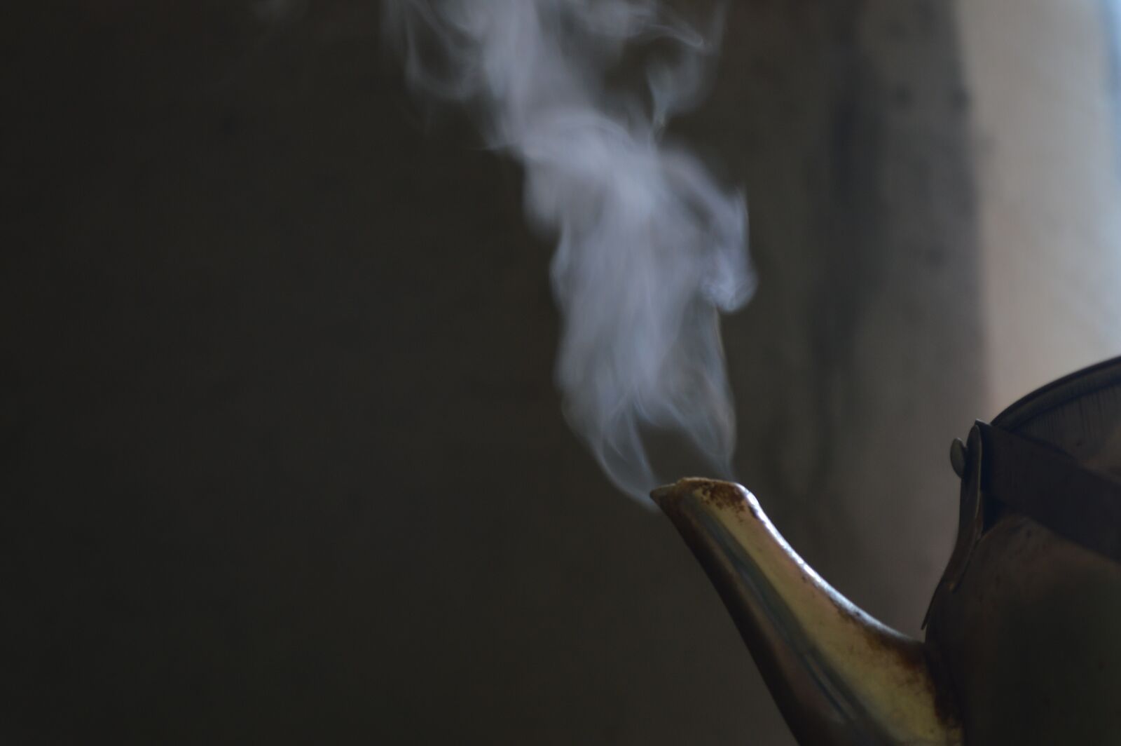 Nikon D3200 sample photo. Kitchen, smoke photography
